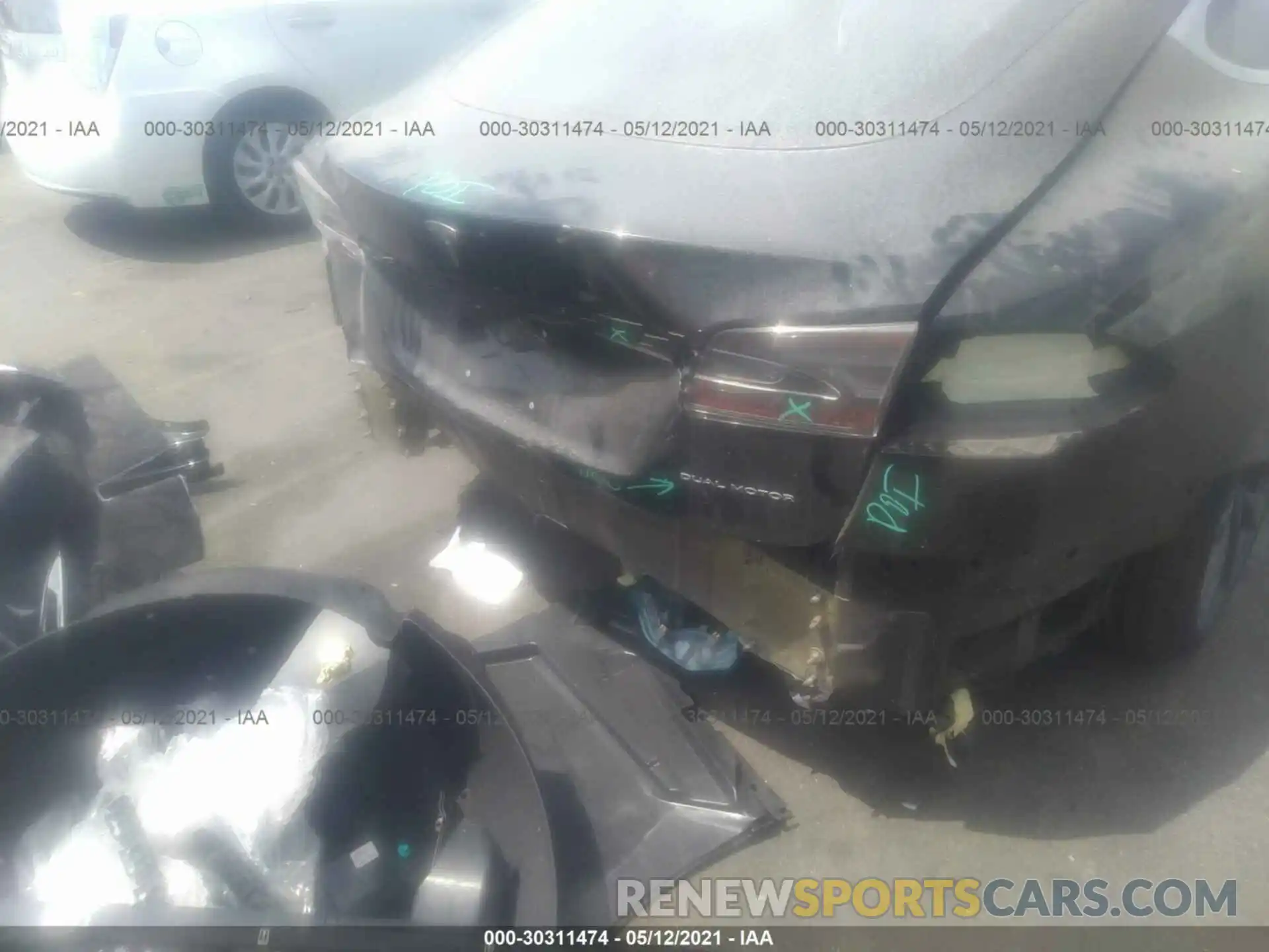 6 Photograph of a damaged car 5YJSA1E28LF411741 TESLA MODEL S 2020