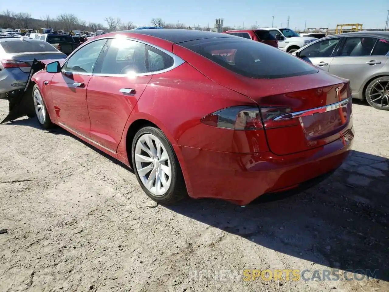 3 Фотография поврежденного автомобиля 5YJSA1E29LF350593 TESLA MODEL S 2020