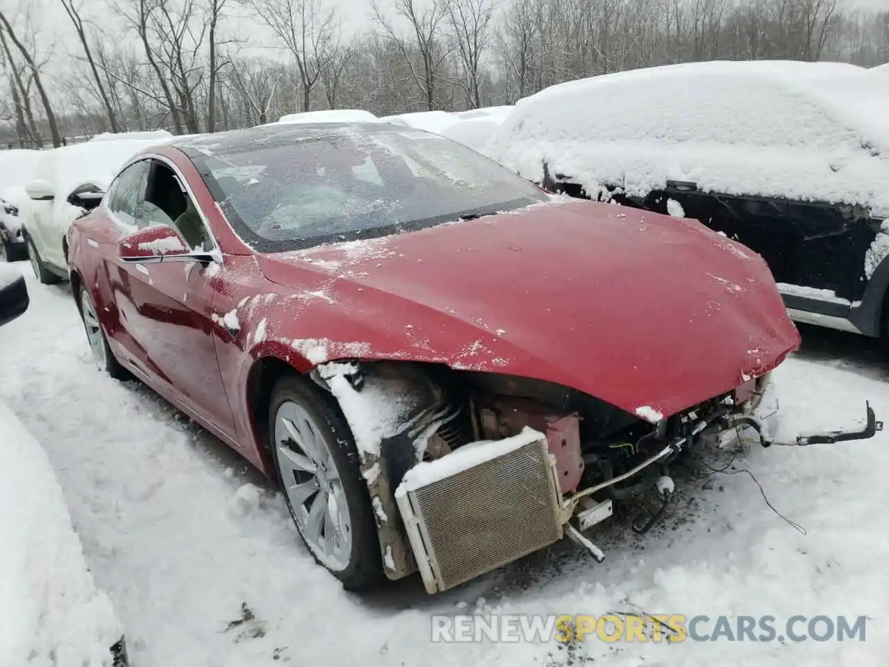 1 Photograph of a damaged car 5YJSA1E29LF357740 TESLA MODEL S 2020