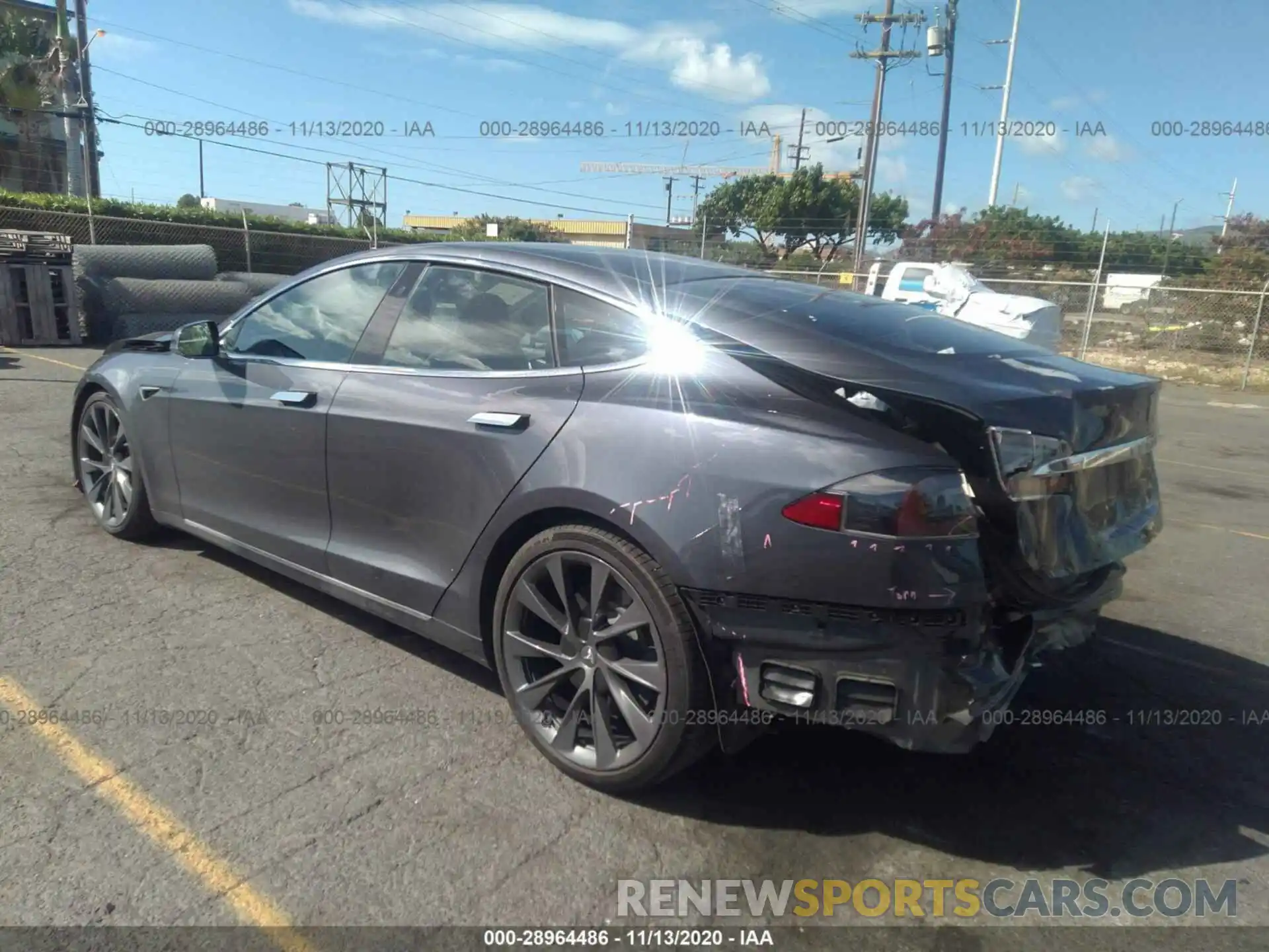 3 Photograph of a damaged car 5YJSA1E29LF361769 TESLA MODEL S 2020