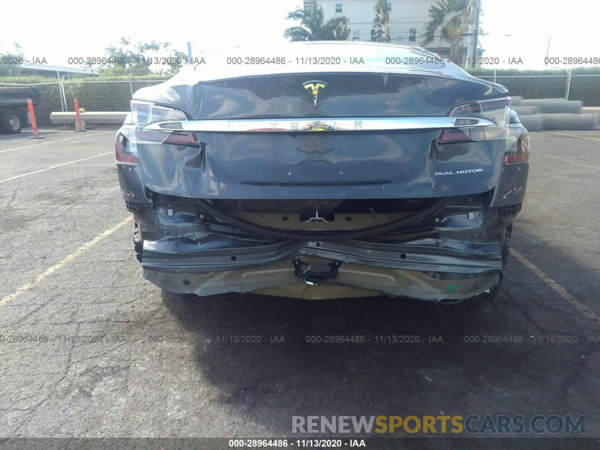 6 Photograph of a damaged car 5YJSA1E29LF361769 TESLA MODEL S 2020