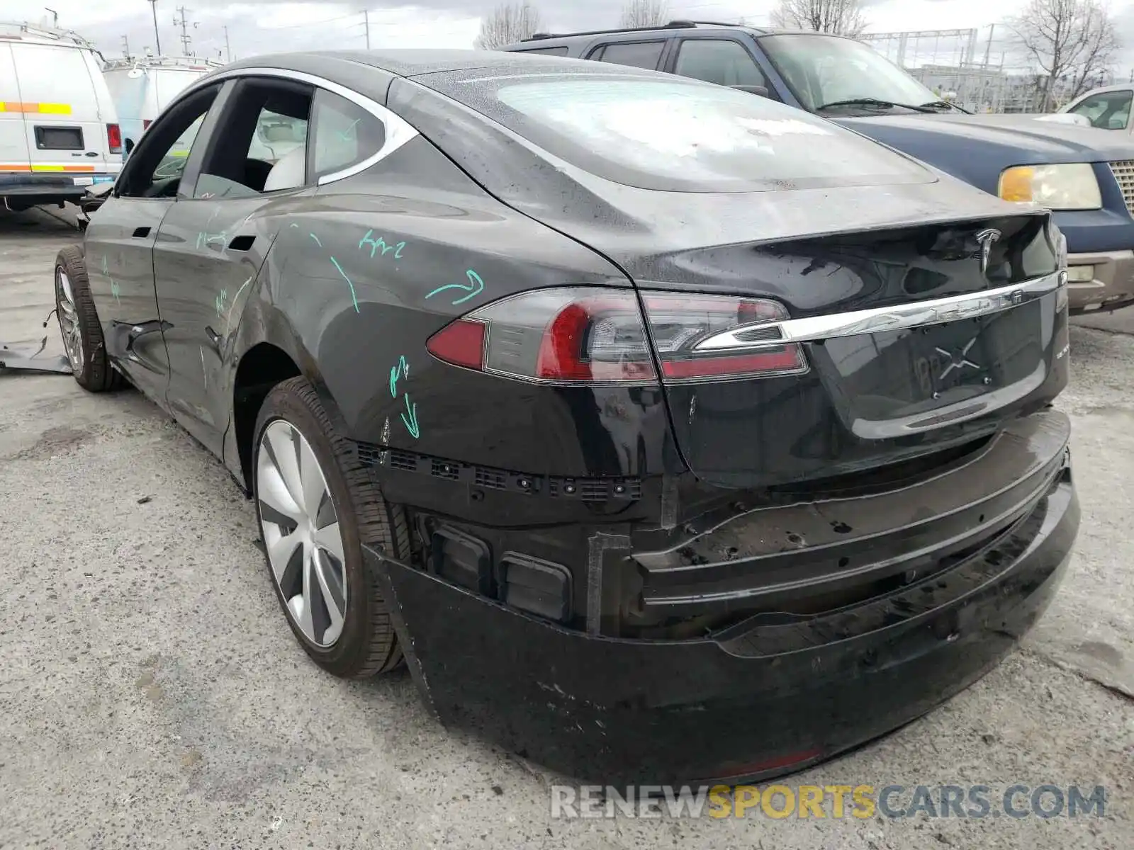 3 Фотография поврежденного автомобиля 5YJSA1E29LF408797 TESLA MODEL S 2020