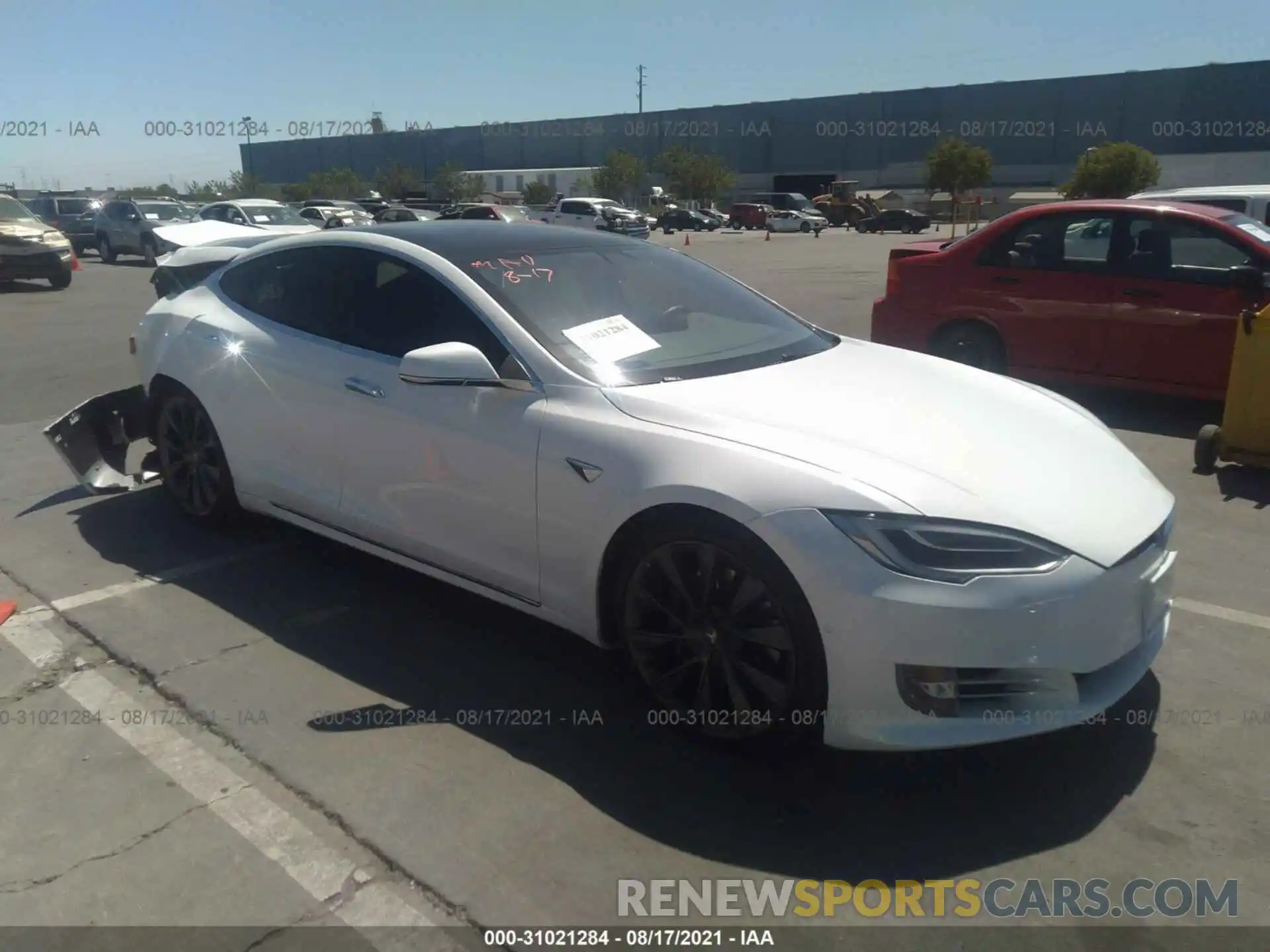 1 Photograph of a damaged car 5YJSA1E29LF415135 TESLA MODEL S 2020