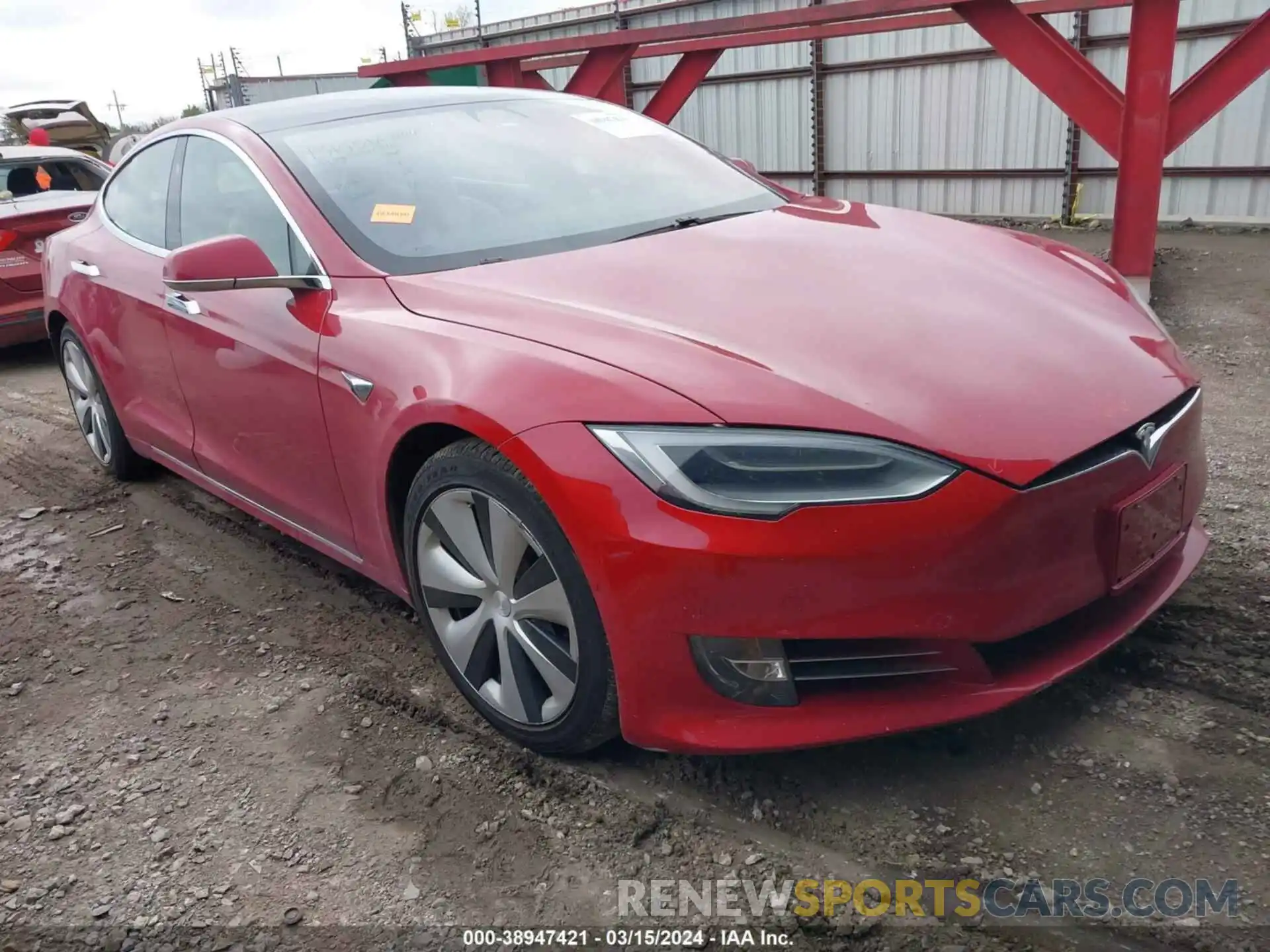 1 Photograph of a damaged car 5YJSA1E29LF416172 TESLA MODEL S 2020