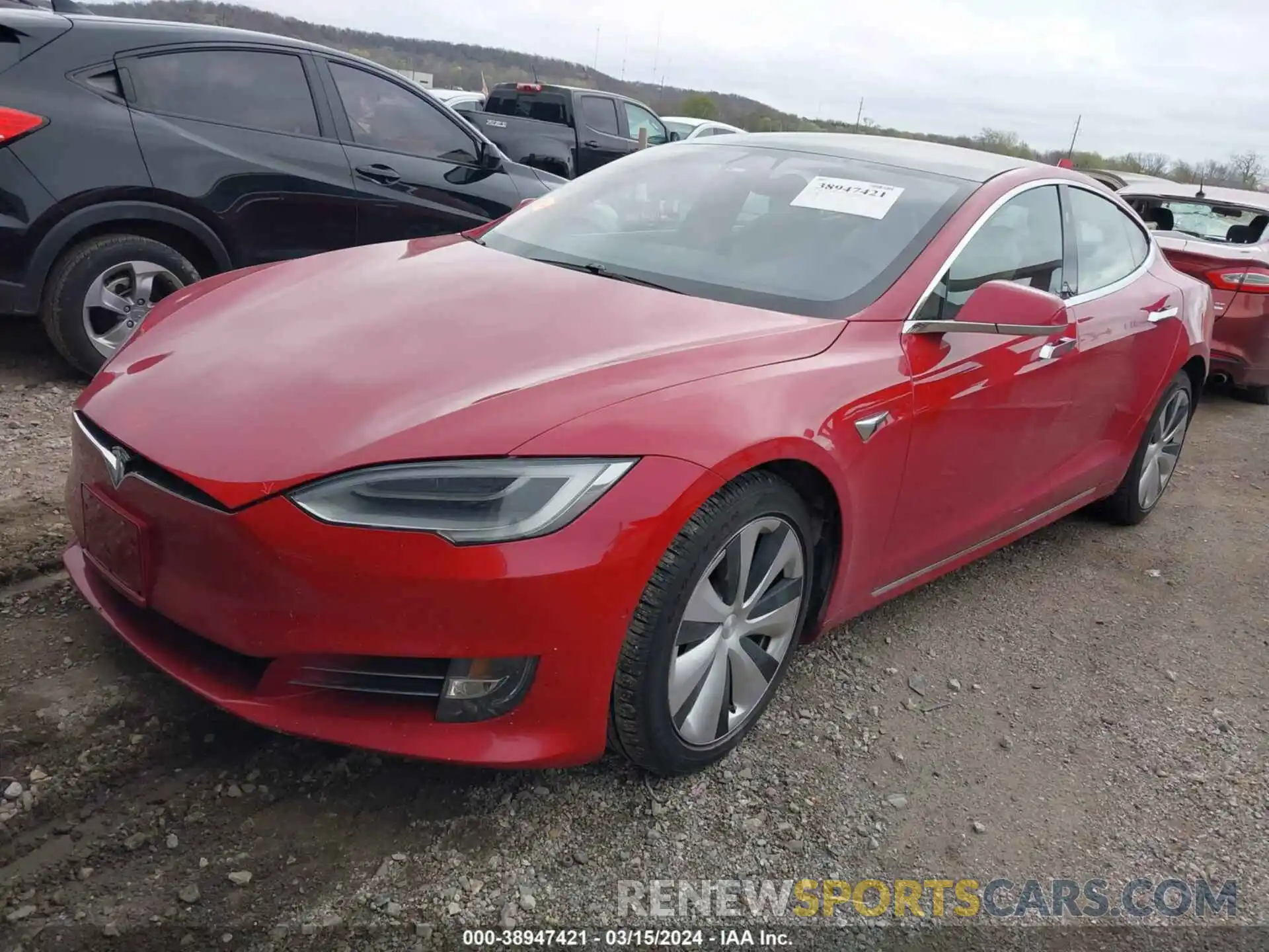 2 Photograph of a damaged car 5YJSA1E29LF416172 TESLA MODEL S 2020