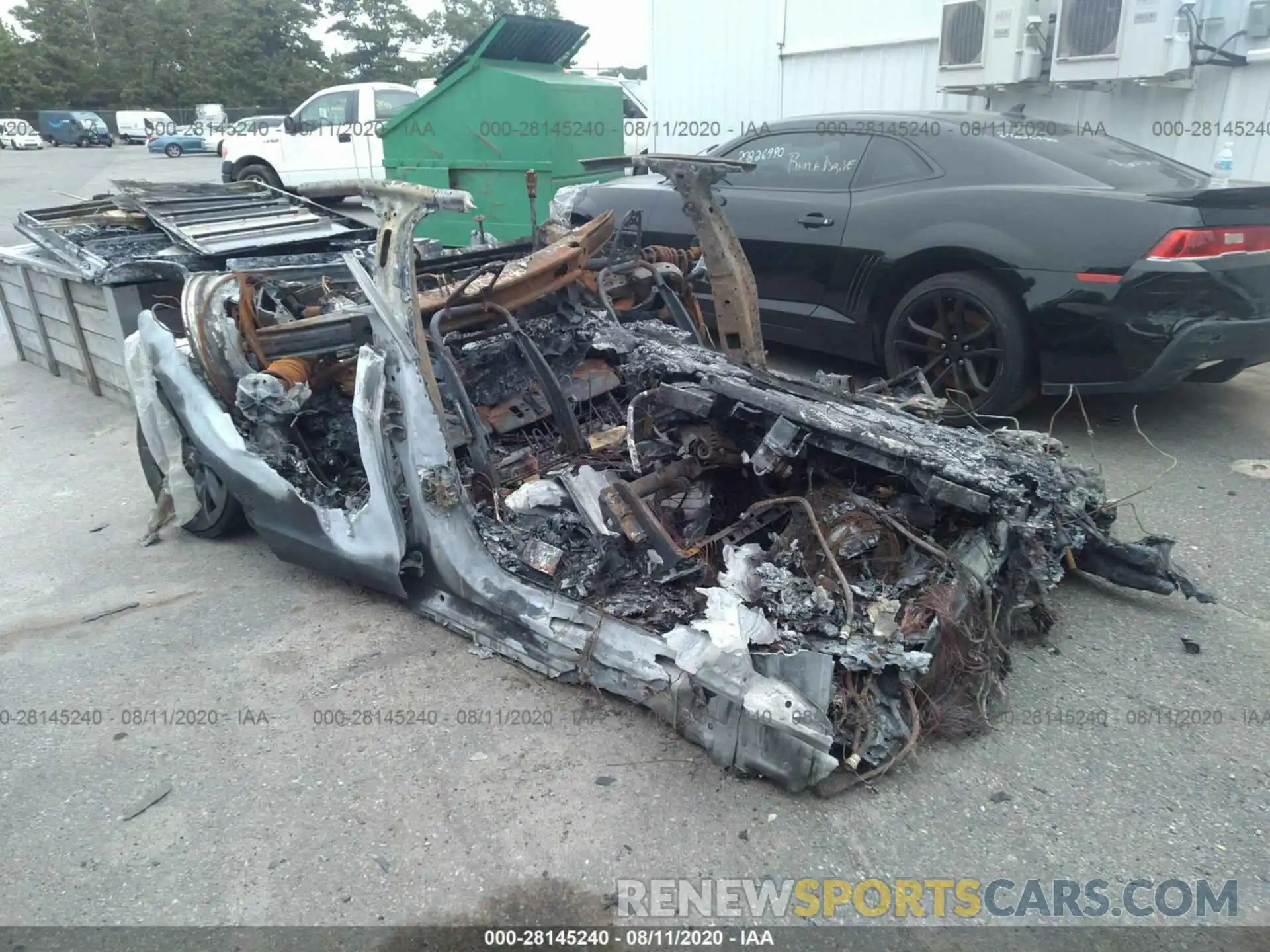 1 Photograph of a damaged car 5YJSA1E2XLF354989 TESLA MODEL S 2020