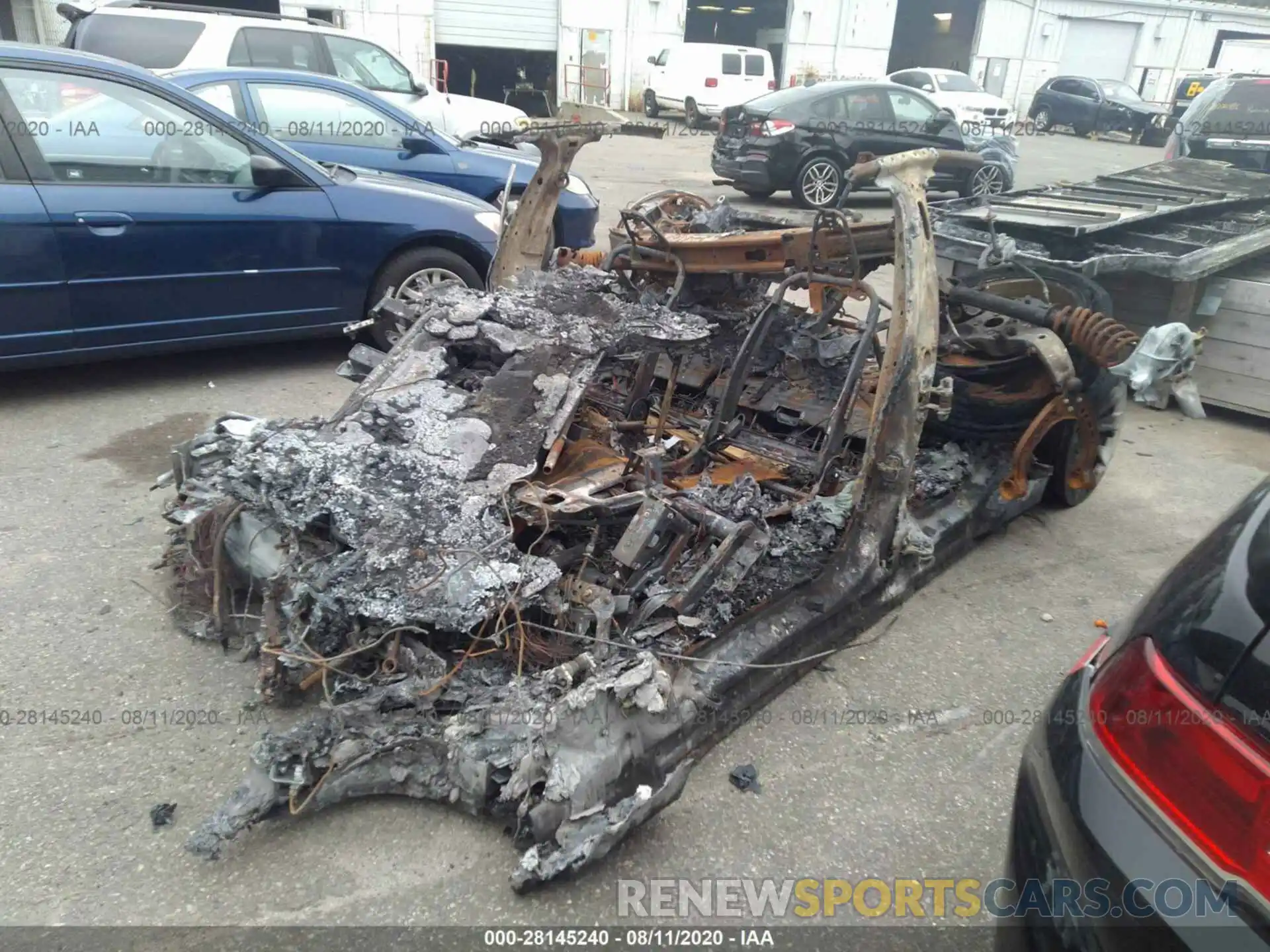 2 Photograph of a damaged car 5YJSA1E2XLF354989 TESLA MODEL S 2020