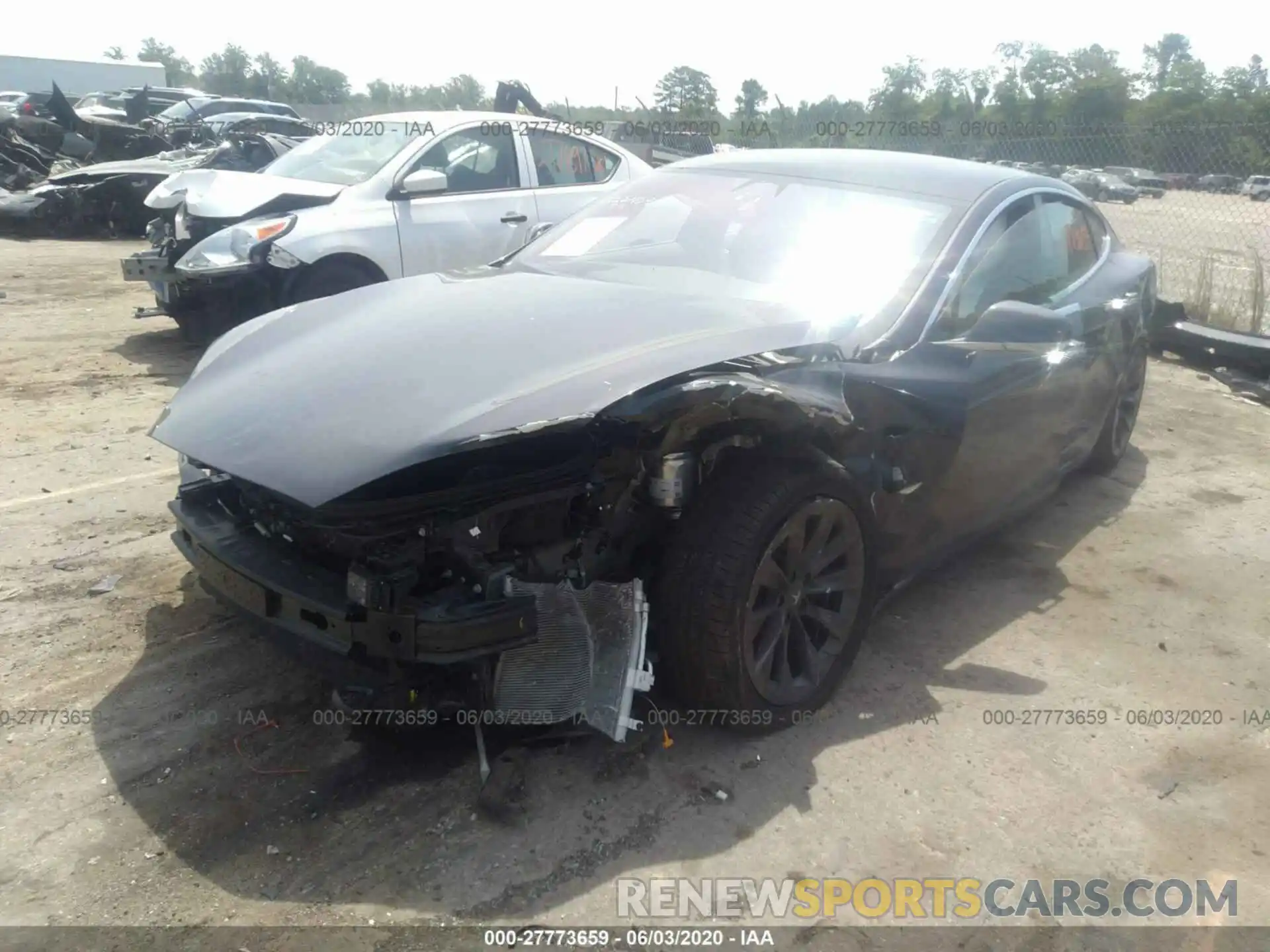 6 Photograph of a damaged car 5YJSA1E2XLF366205 TESLA MODEL S 2020