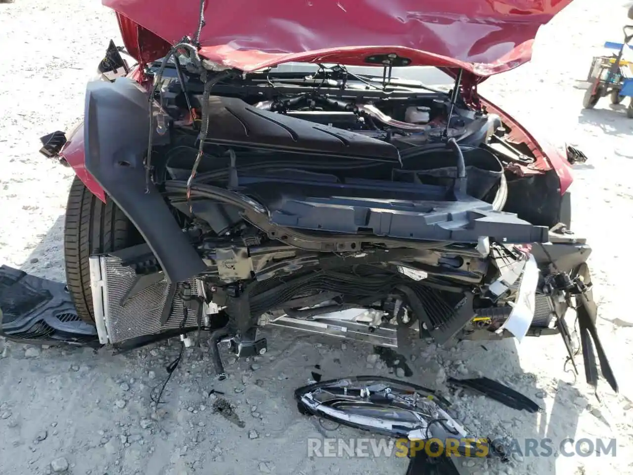 9 Photograph of a damaged car 5YJSA1E2XLF370626 TESLA MODEL S 2020