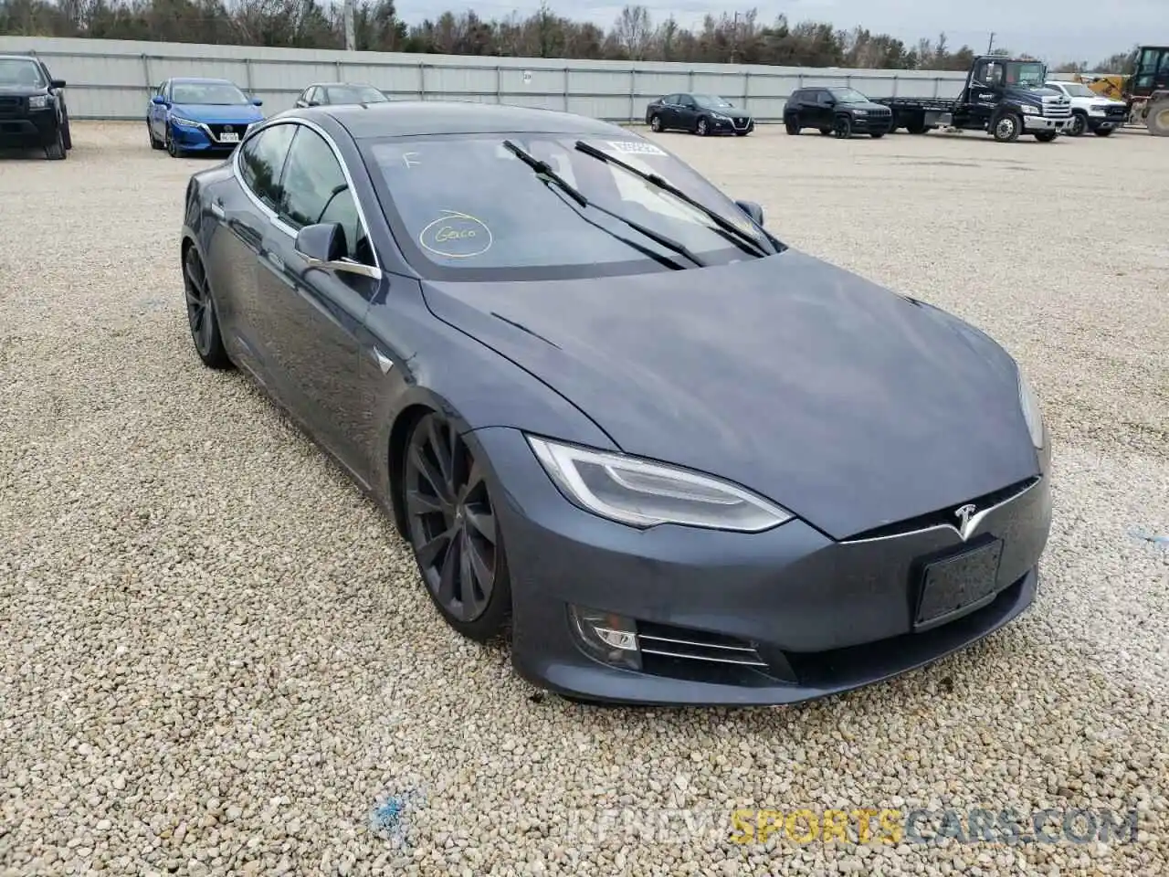 1 Photograph of a damaged car 5YJSA1E2XLF403009 TESLA MODEL S 2020