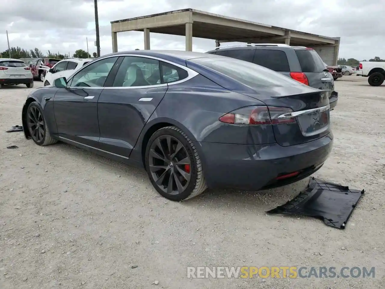 3 Photograph of a damaged car 5YJSA1E42LF352834 TESLA MODEL S 2020