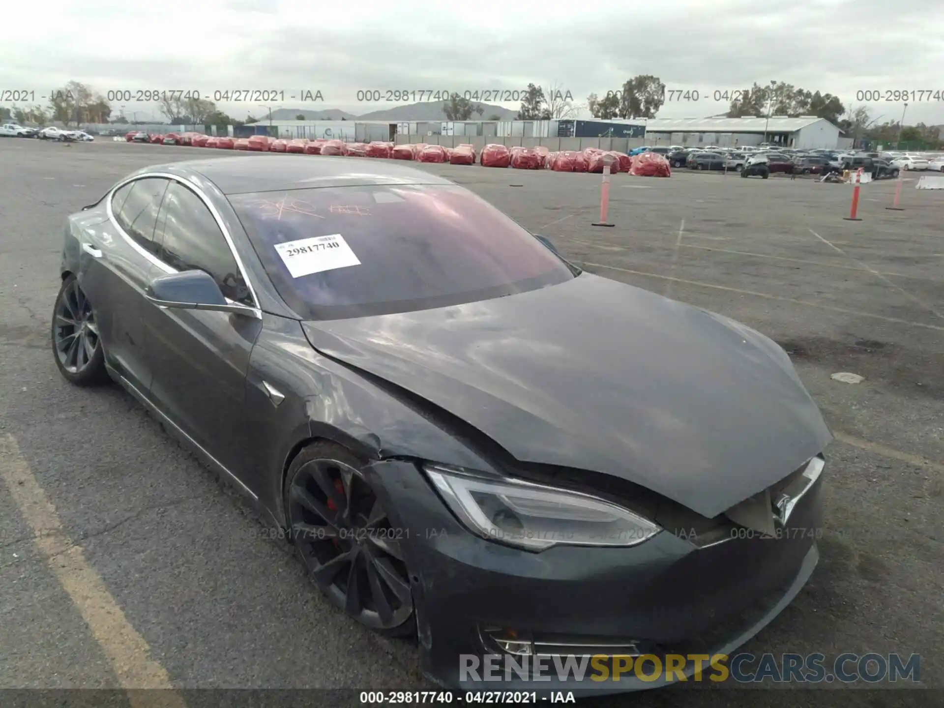 1 Photograph of a damaged car 5YJSA1E43LF402771 TESLA MODEL S 2020