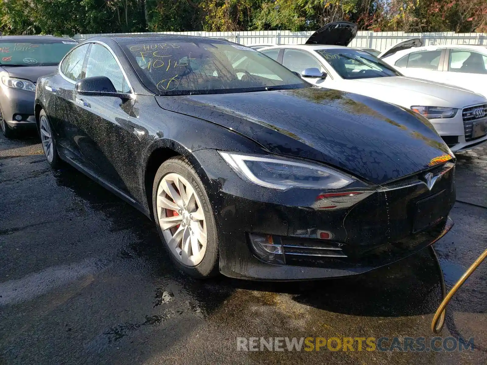 1 Photograph of a damaged car 5YJSA1E44LF390968 TESLA MODEL S 2020