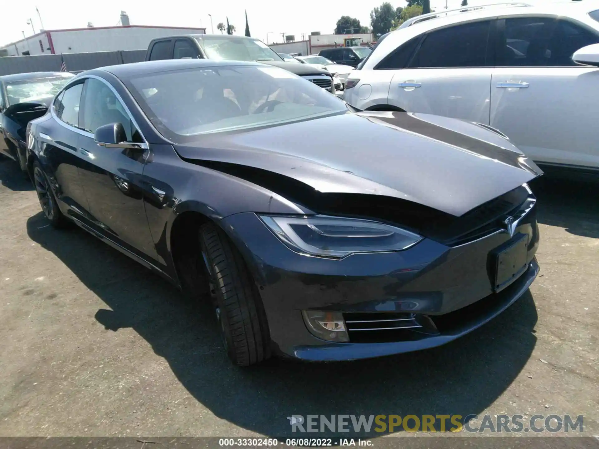 1 Photograph of a damaged car 5YJSA1E44LF415481 TESLA MODEL S 2020