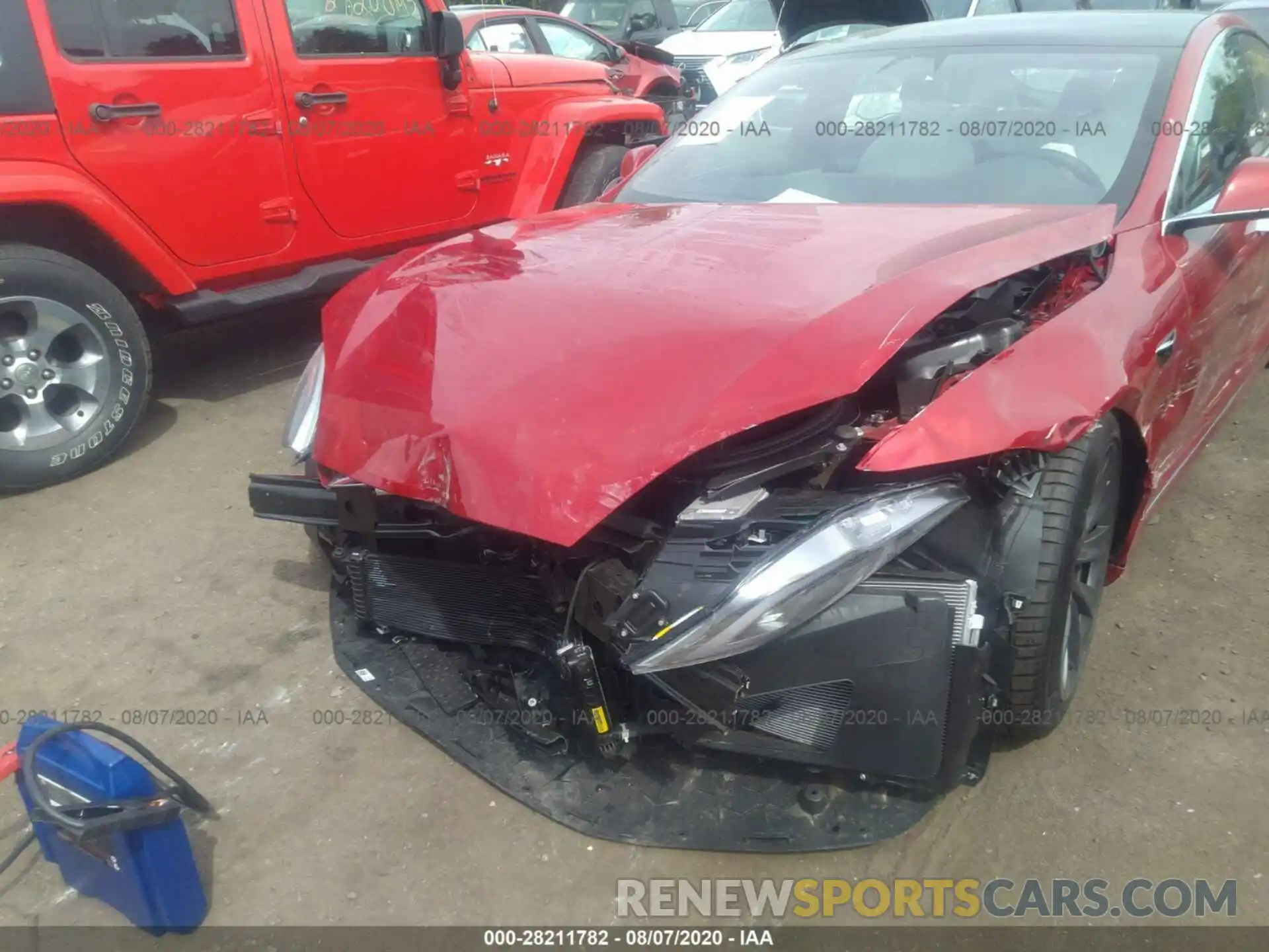 6 Фотография поврежденного автомобиля 5YJSA1E49LF368206 TESLA MODEL S 2020