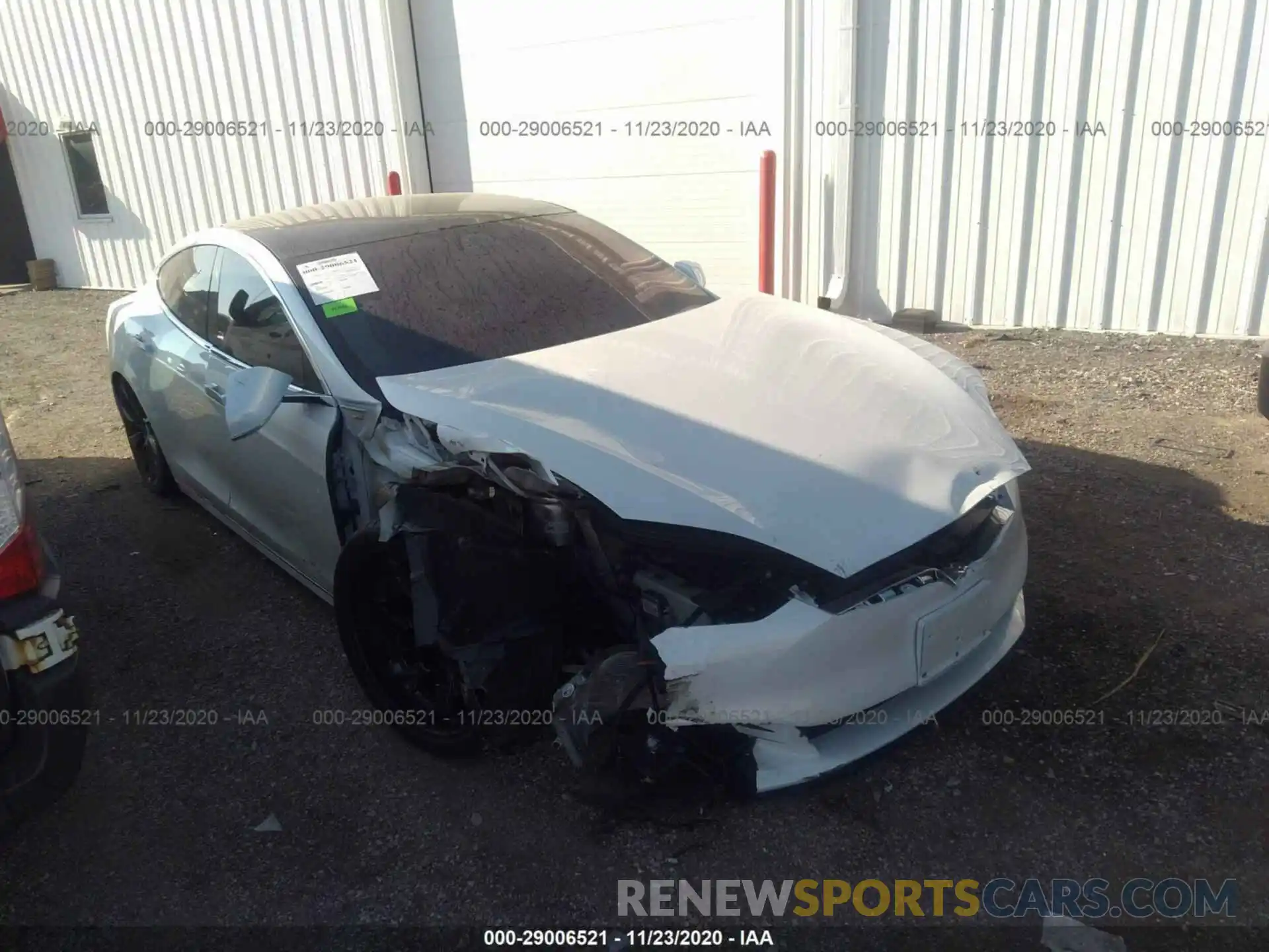 1 Photograph of a damaged car 5YJSA1E4XLF396483 TESLA MODEL S 2020