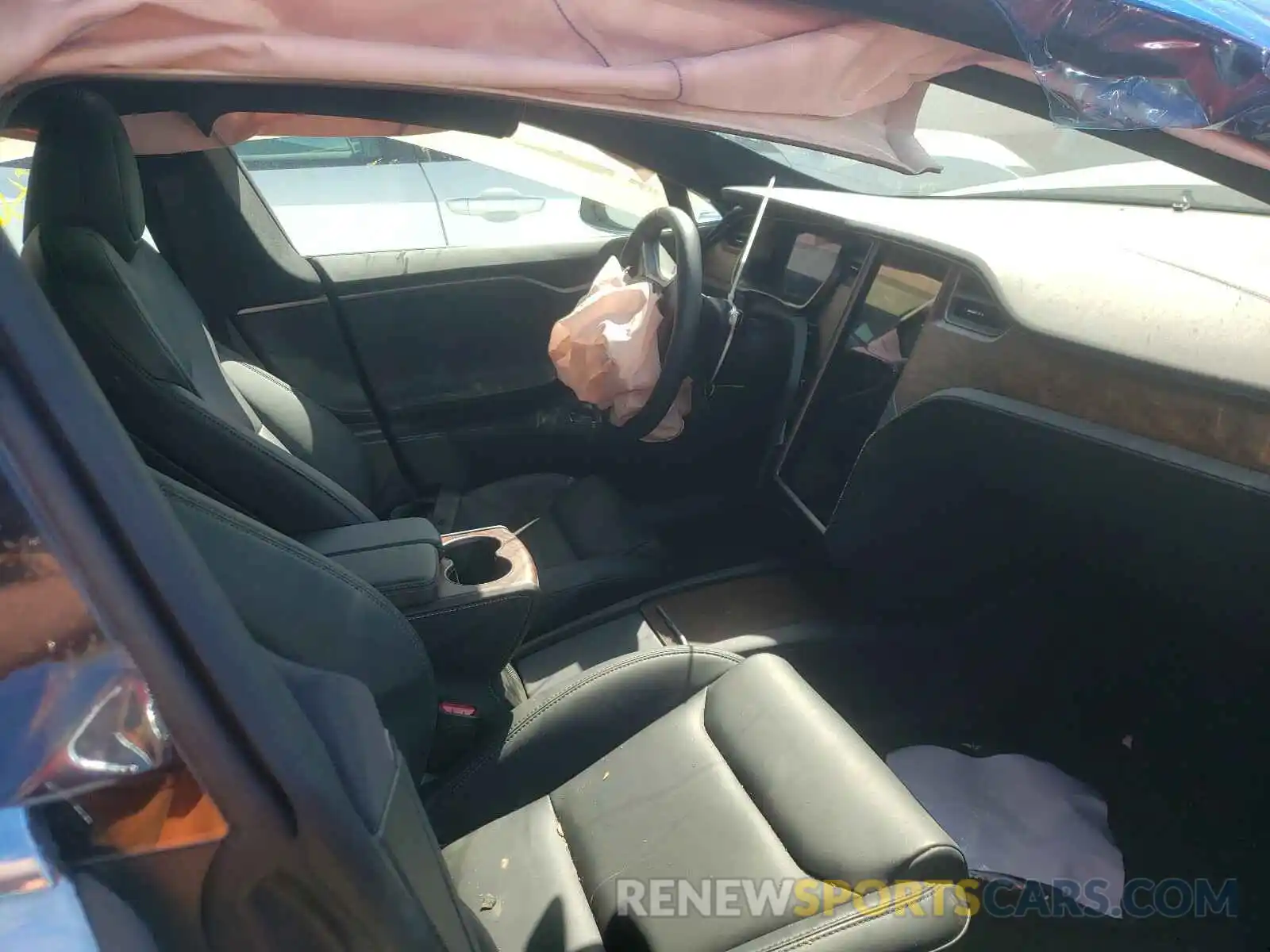 5 Photograph of a damaged car 5YJSA1E21MF425885 TESLA MODEL S 2021