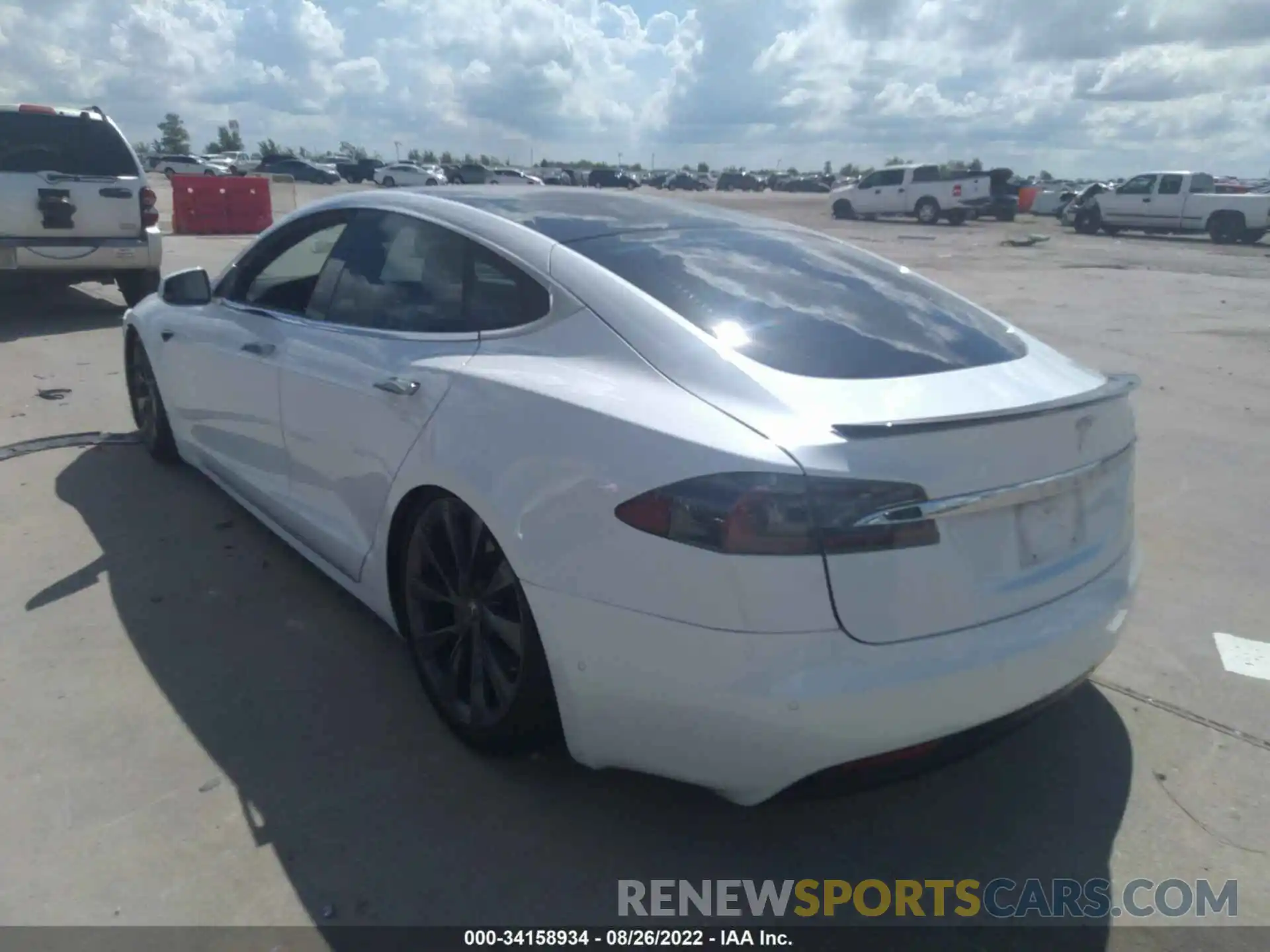 3 Photograph of a damaged car 5YJSA1E22MF423871 TESLA MODEL S 2021