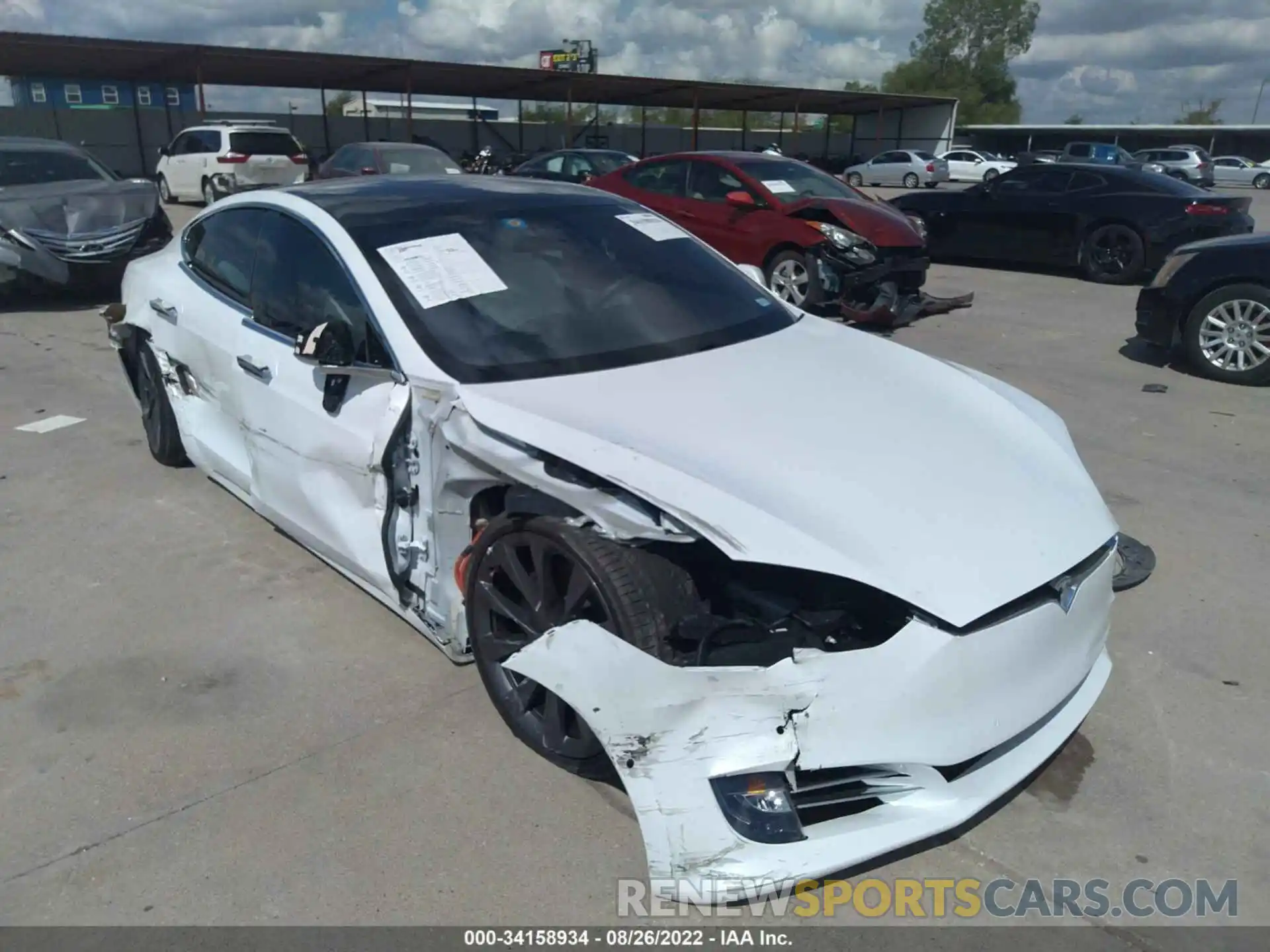 6 Photograph of a damaged car 5YJSA1E22MF423871 TESLA MODEL S 2021