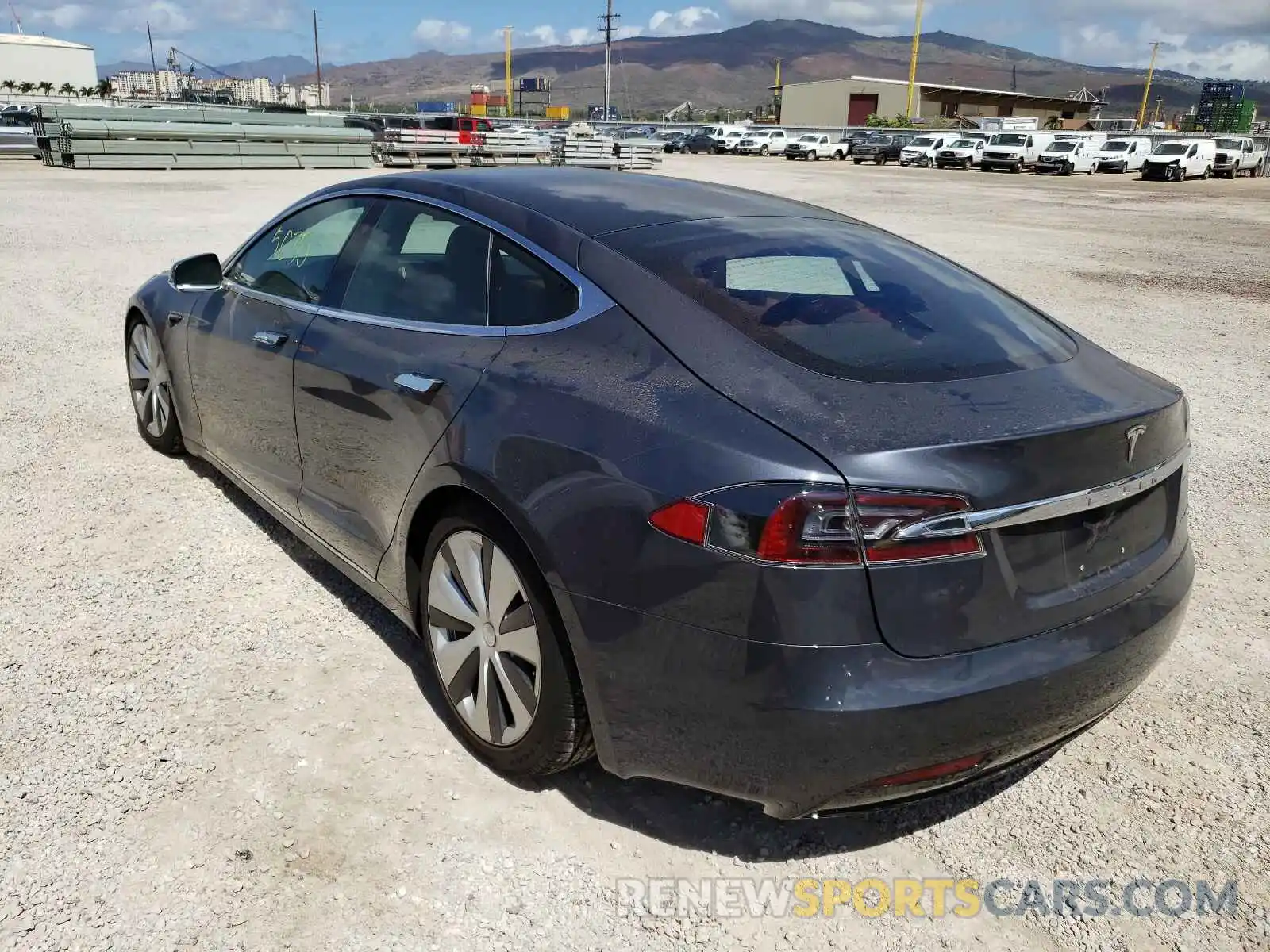 3 Photograph of a damaged car 5YJSA1E22MF425359 TESLA MODEL S 2021