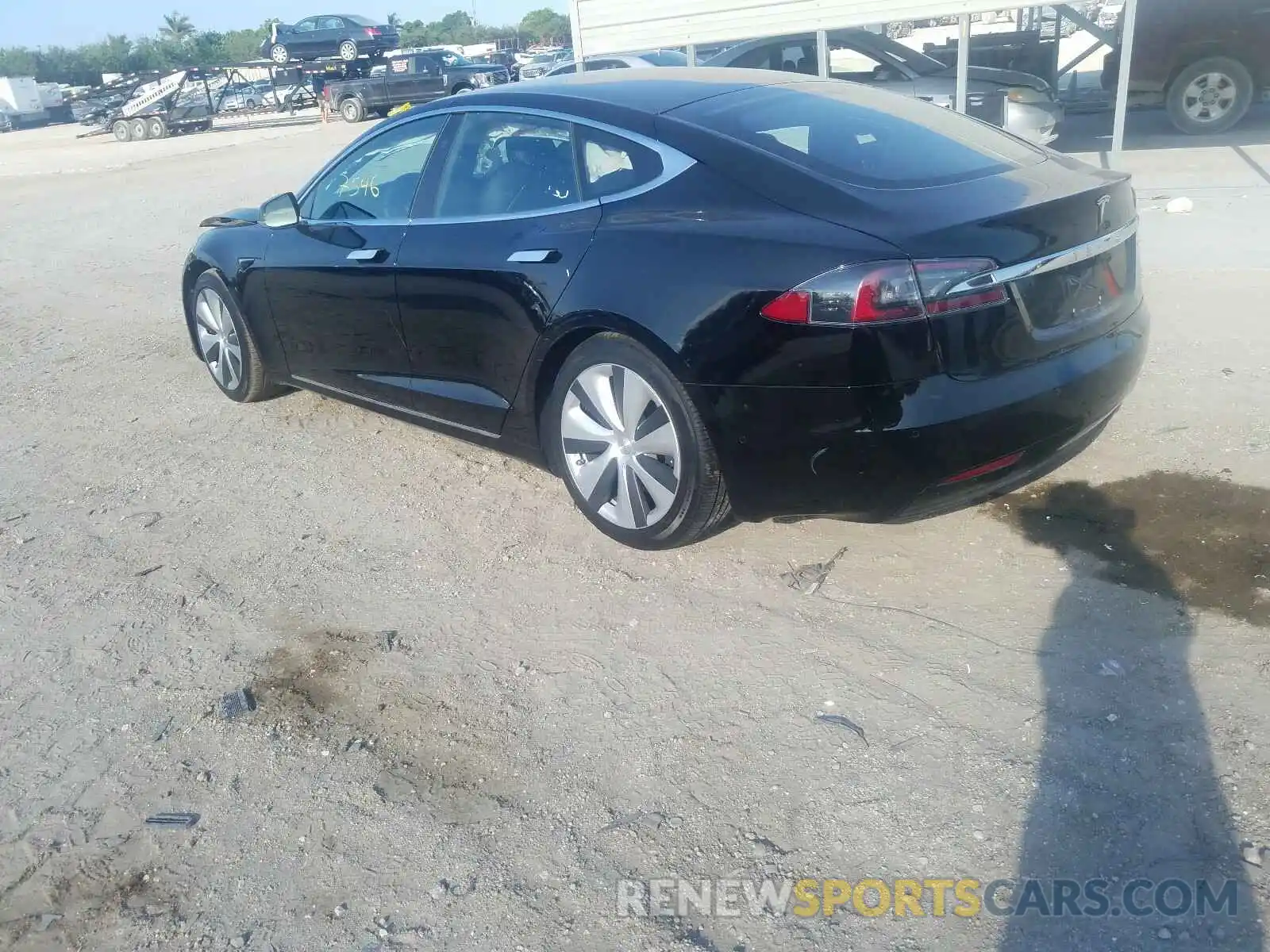 3 Photograph of a damaged car 5YJSA1E22MF426592 TESLA MODEL S 2021