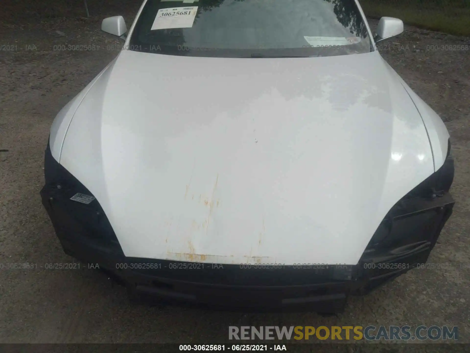 10 Photograph of a damaged car 5YJSA1E24MF425041 TESLA MODEL S 2021