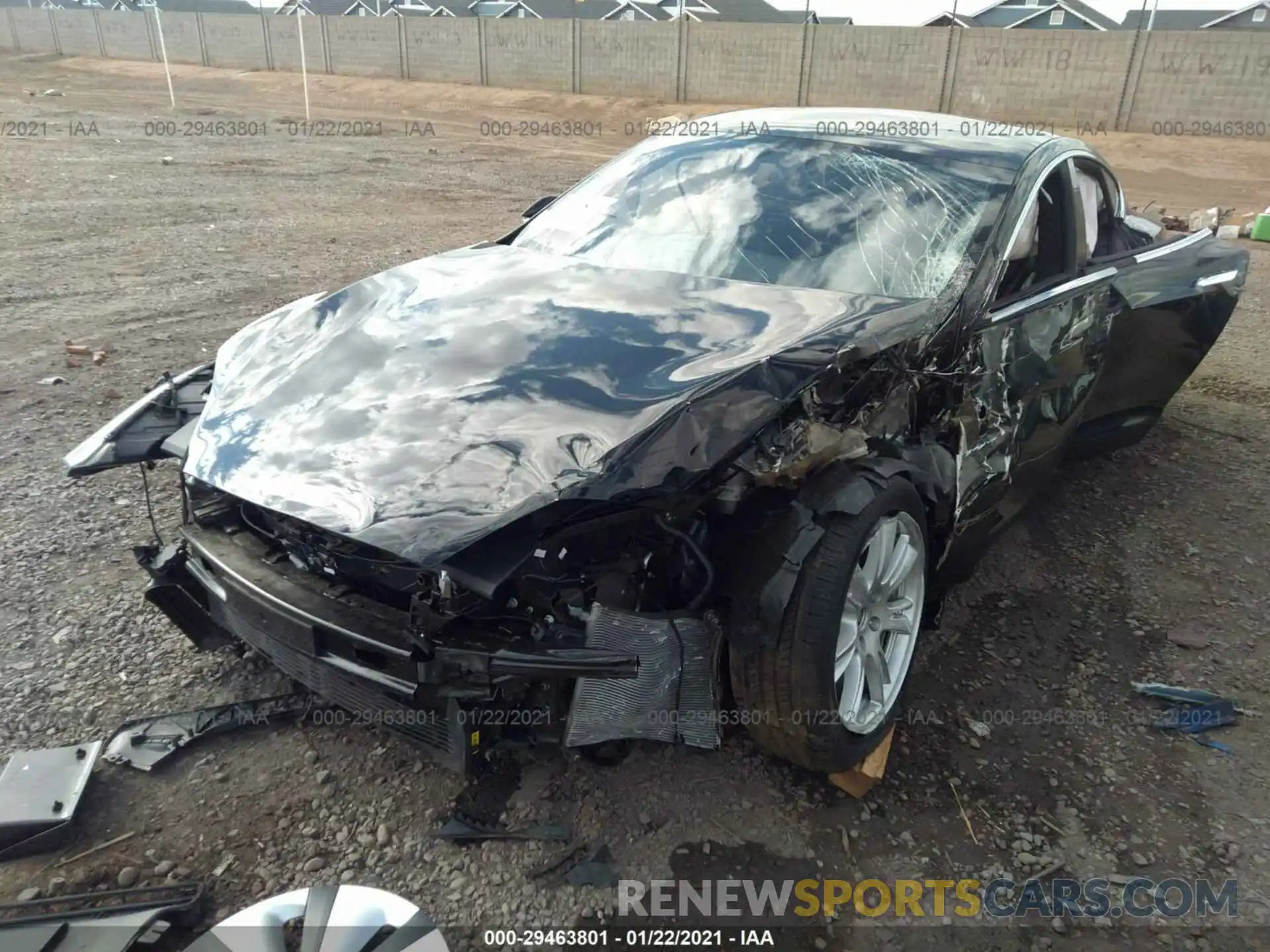 6 Photograph of a damaged car 5YJSA1E26MF427079 TESLA MODEL S 2021