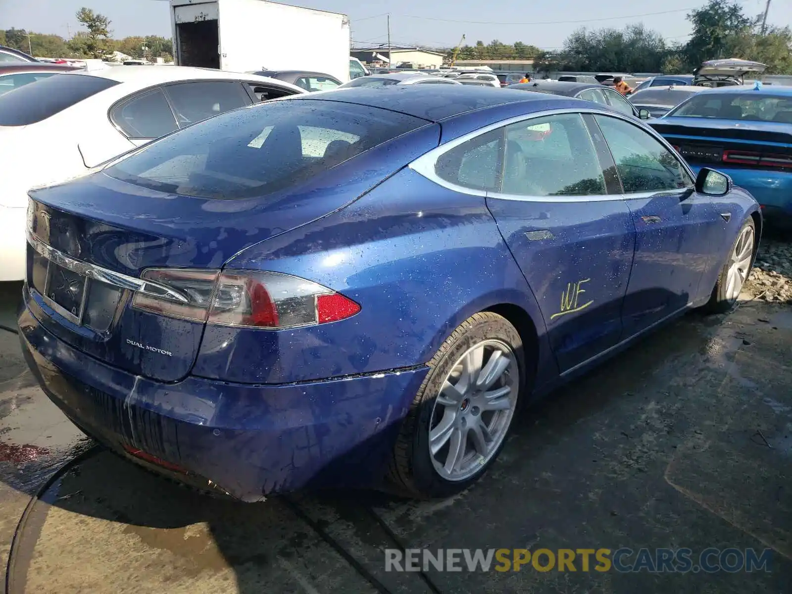 4 Photograph of a damaged car 5YJSA1E26MF427115 TESLA MODEL S 2021