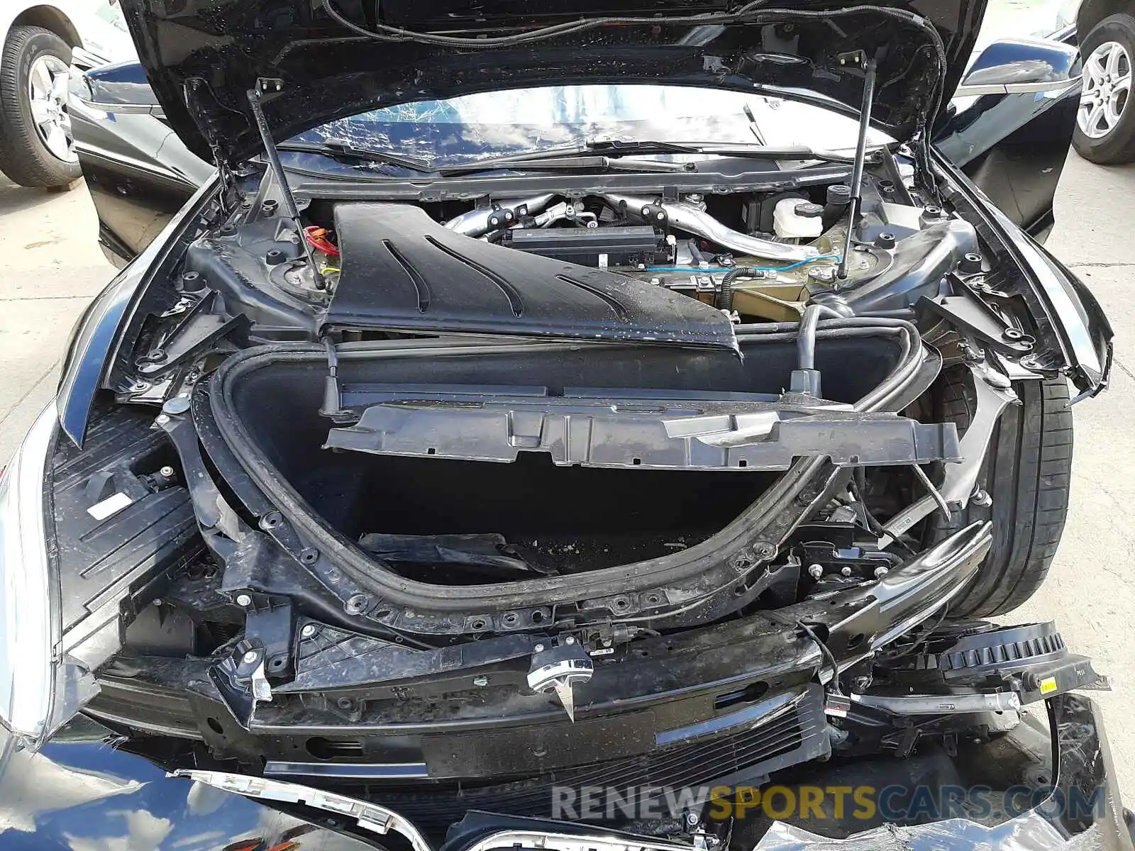 7 Photograph of a damaged car 5YJSA1E49MF418328 TESLA MODEL S 2021