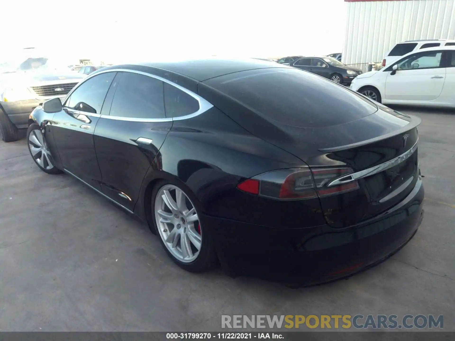 3 Фотография поврежденного автомобиля 5YJSA1E4XMF426891 TESLA MODEL S 2021