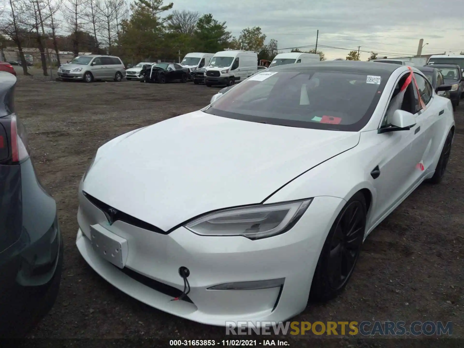 6 Photograph of a damaged car 5YJSA1E52MF439871 TESLA MODEL S 2021