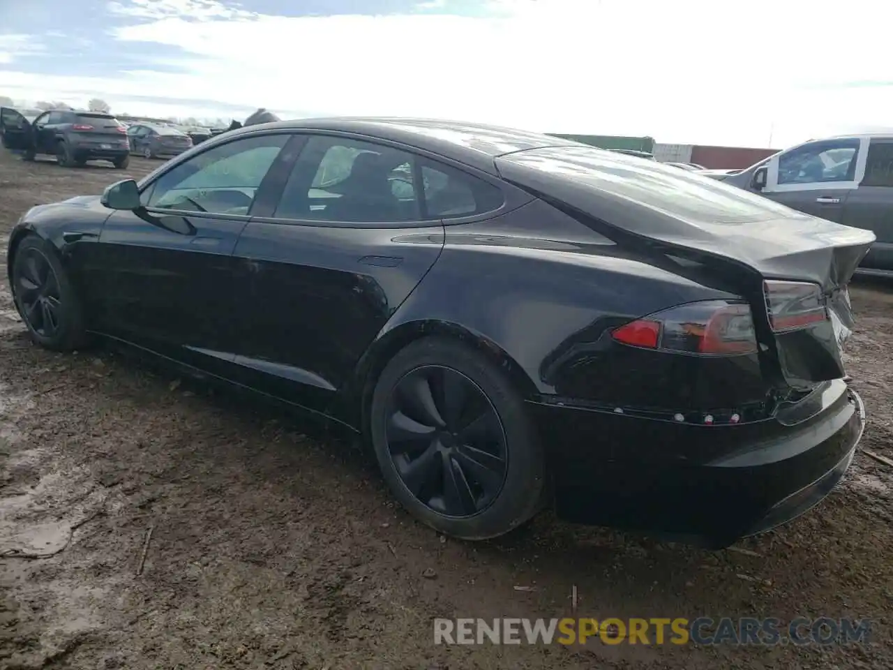 3 Photograph of a damaged car 5YJSA1E52MF441054 TESLA MODEL S 2021