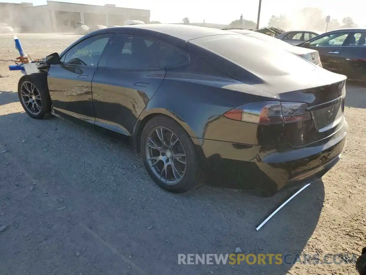 3 Photograph of a damaged car 5YJSA1E52MF443239 TESLA MODEL S 2021