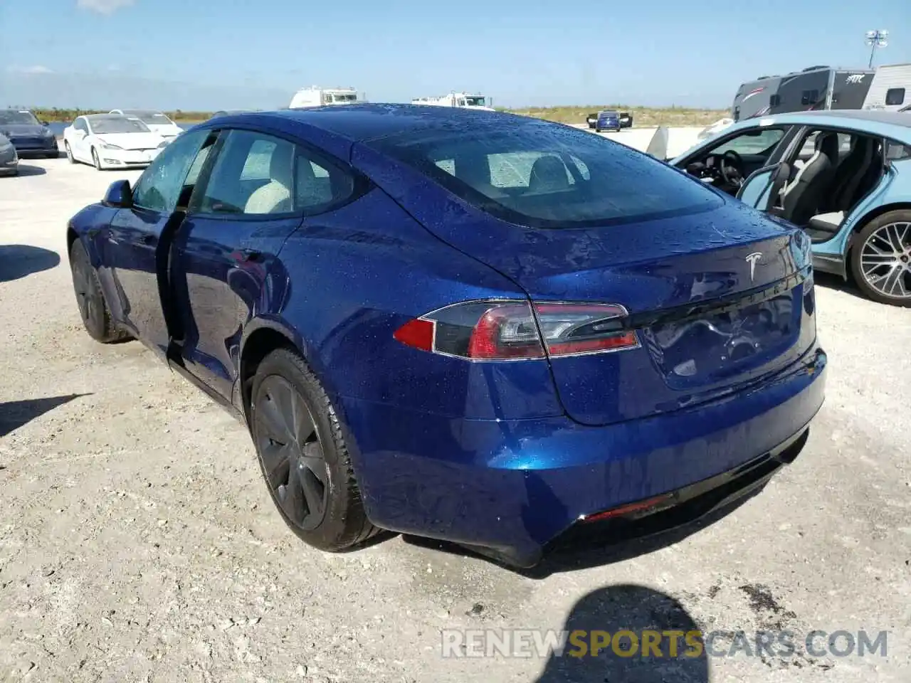 3 Photograph of a damaged car 5YJSA1E52MF454788 TESLA MODEL S 2021