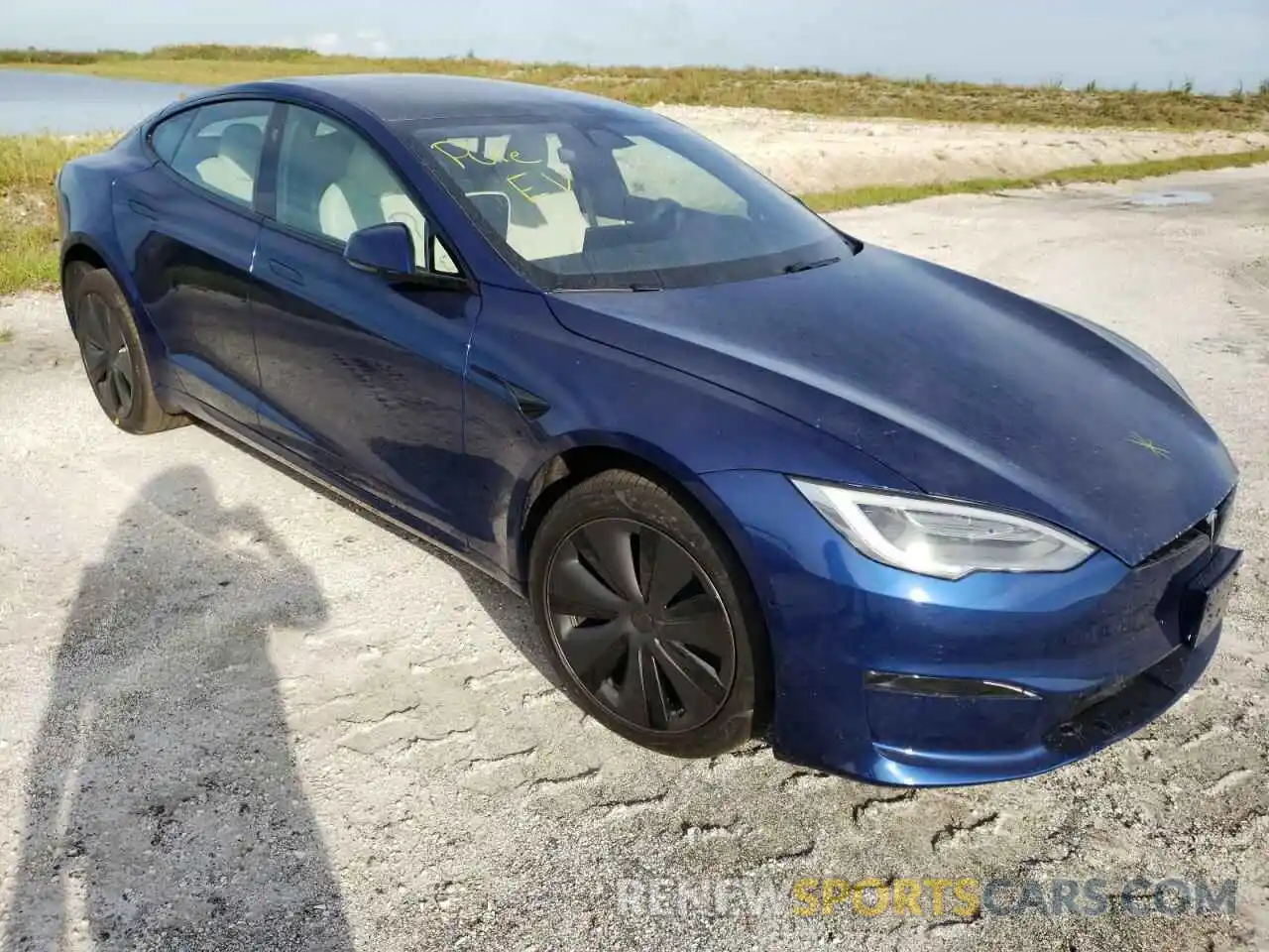 9 Photograph of a damaged car 5YJSA1E52MF454788 TESLA MODEL S 2021