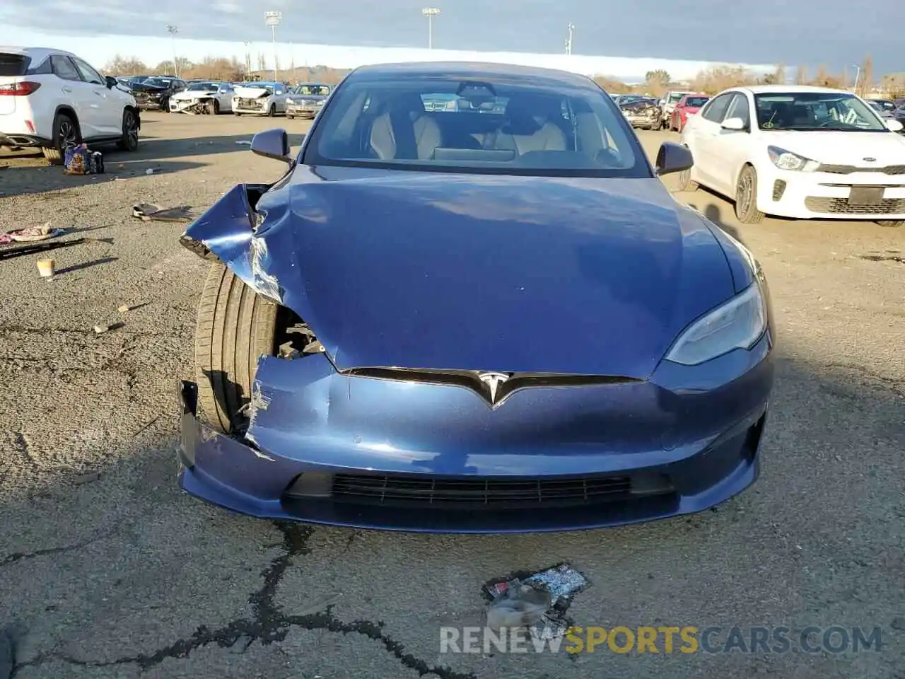 5 Photograph of a damaged car 5YJSA1E53MF433545 TESLA MODEL S 2021