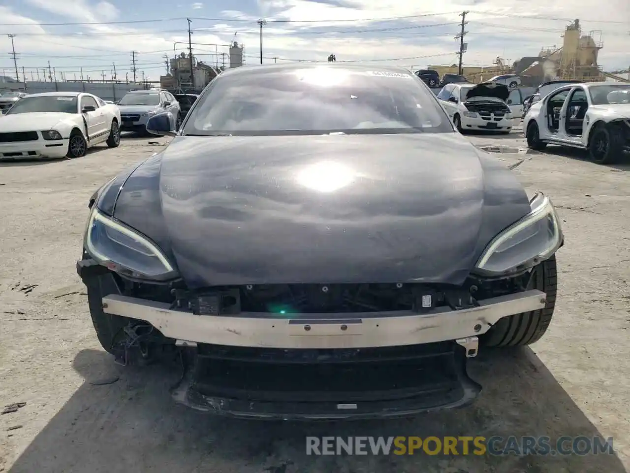 5 Photograph of a damaged car 5YJSA1E54MF430105 TESLA MODEL S 2021