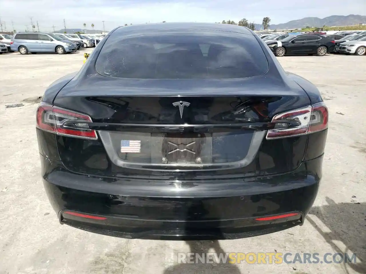 6 Photograph of a damaged car 5YJSA1E54MF430105 TESLA MODEL S 2021