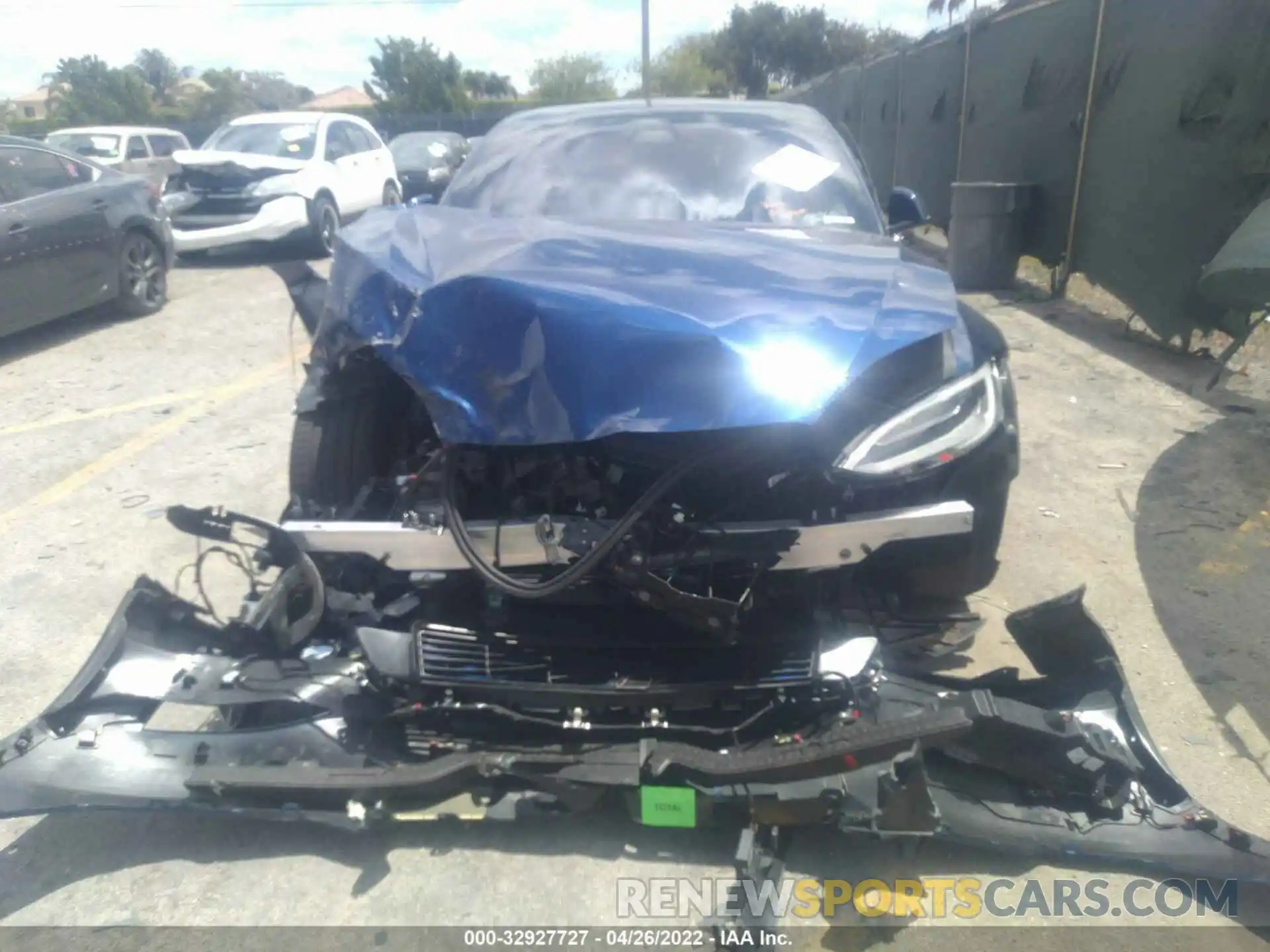 6 Photograph of a damaged car 5YJSA1E55MF454753 TESLA MODEL S 2021