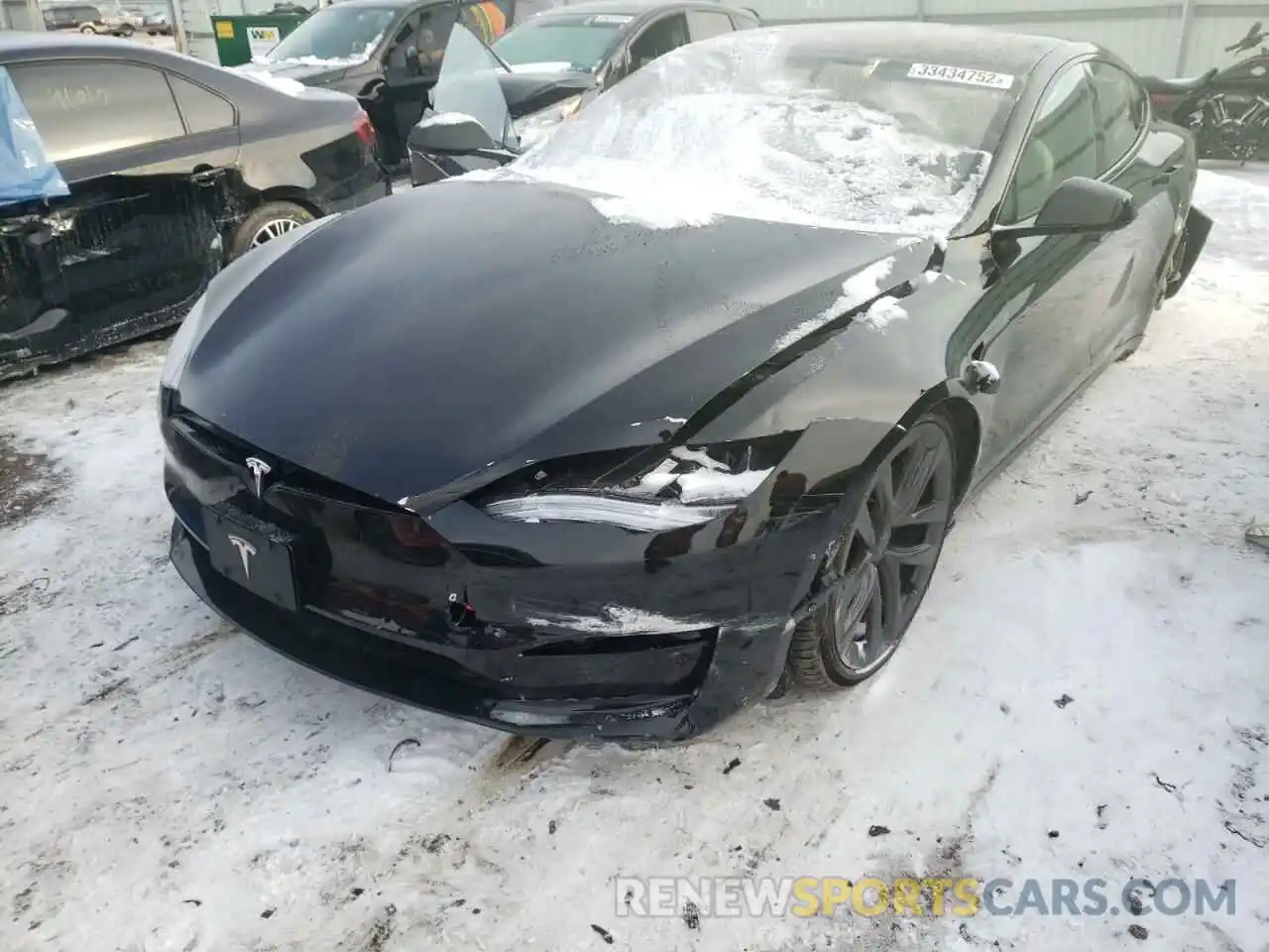 9 Фотография поврежденного автомобиля 5YJSA1E56MF433314 TESLA MODEL S 2021