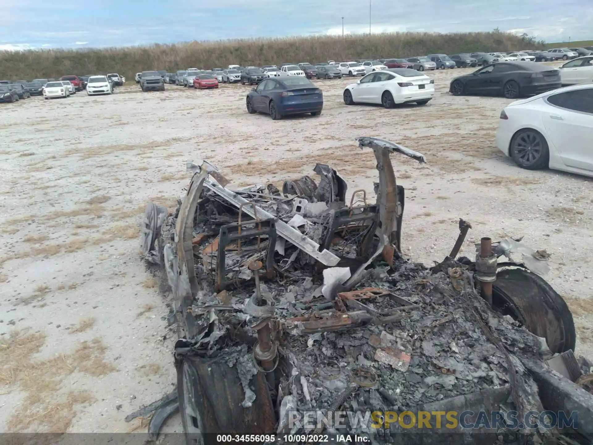 6 Photograph of a damaged car 5YJSA1E56MF435600 TESLA MODEL S 2021