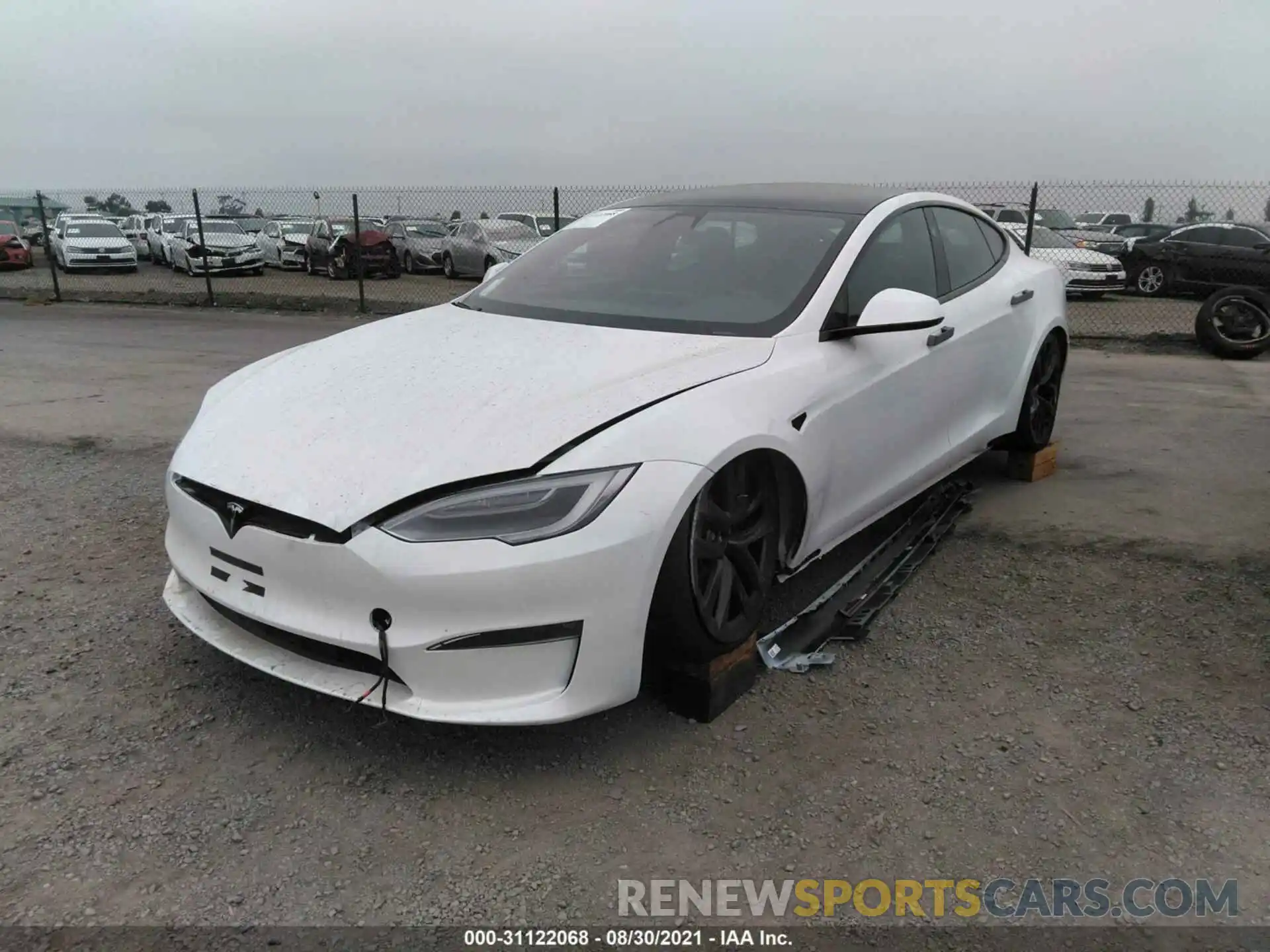 6 Photograph of a damaged car 5YJSA1E56MF436116 TESLA MODEL S 2021