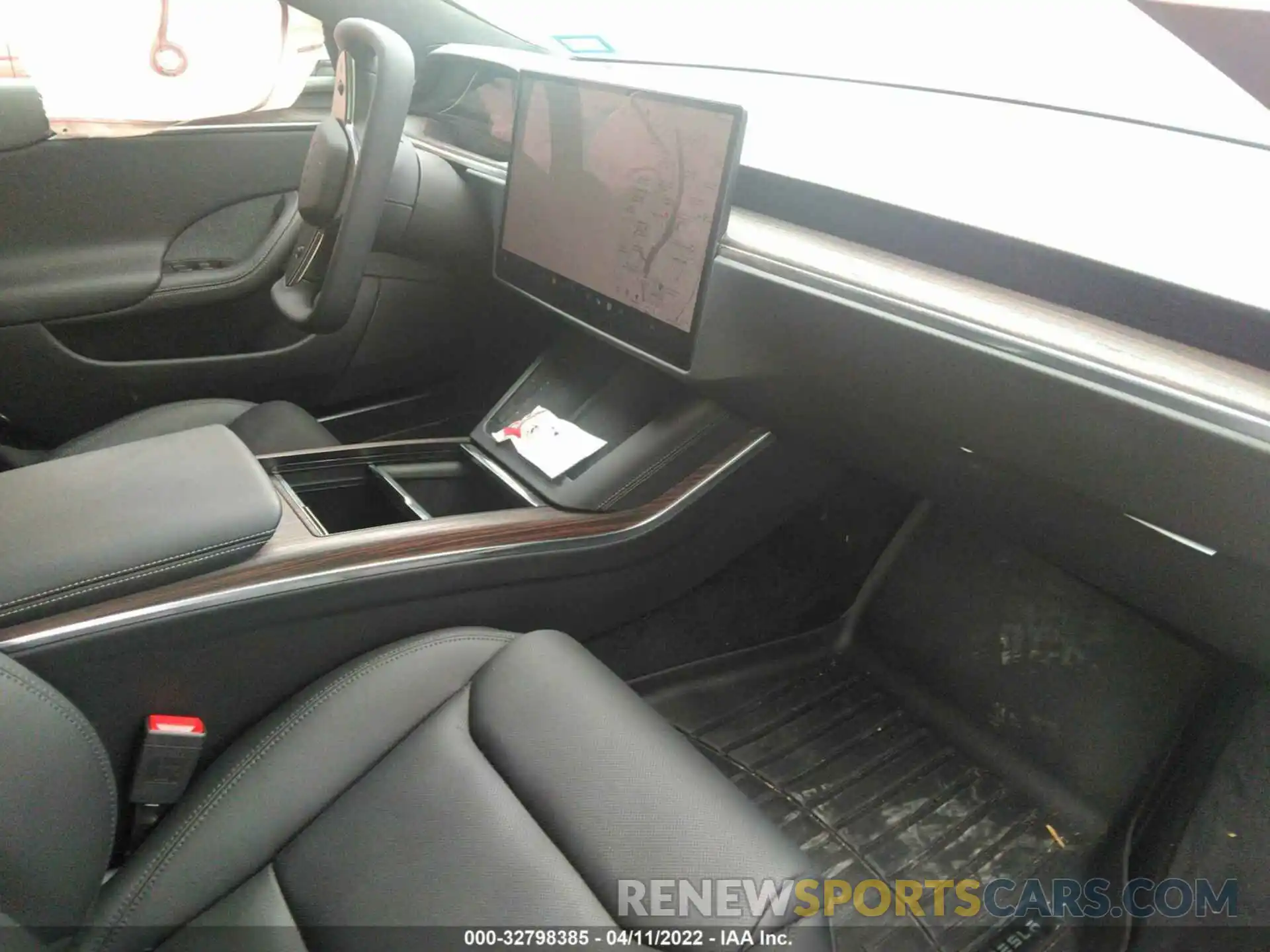 5 Фотография поврежденного автомобиля 5YJSA1E57MF439865 TESLA MODEL S 2021