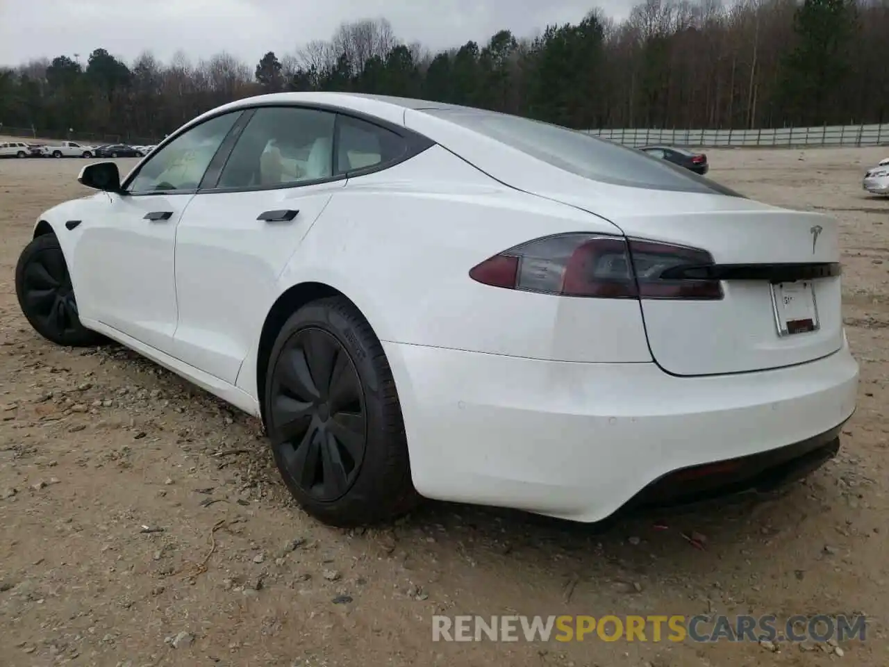 3 Photograph of a damaged car 5YJSA1E58MF452625 TESLA MODEL S 2021