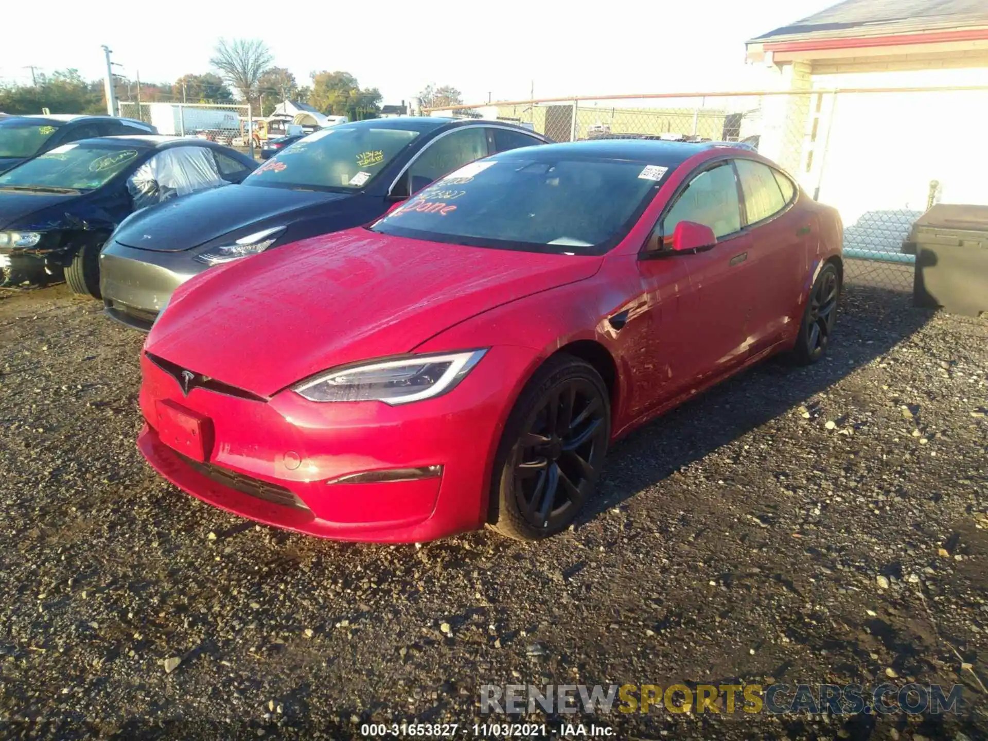 2 Фотография поврежденного автомобиля 5YJSA1E60MF439361 TESLA MODEL S 2021