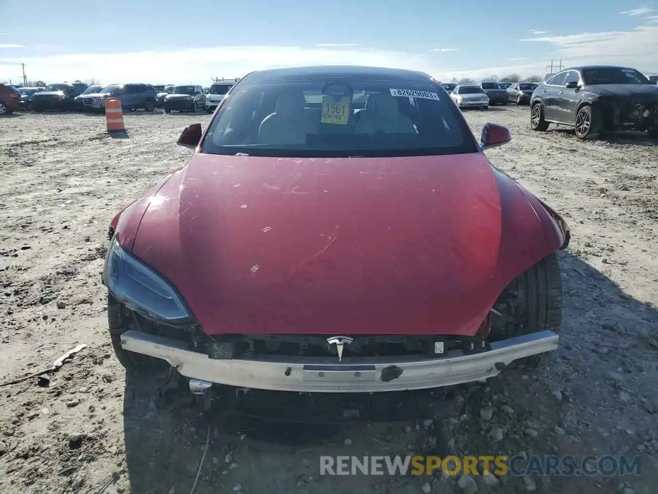 5 Photograph of a damaged car 5YJSA1E61MF451017 TESLA MODEL S 2021