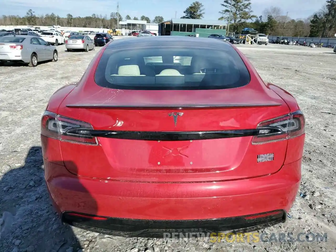 6 Photograph of a damaged car 5YJSA1E61MF451017 TESLA MODEL S 2021