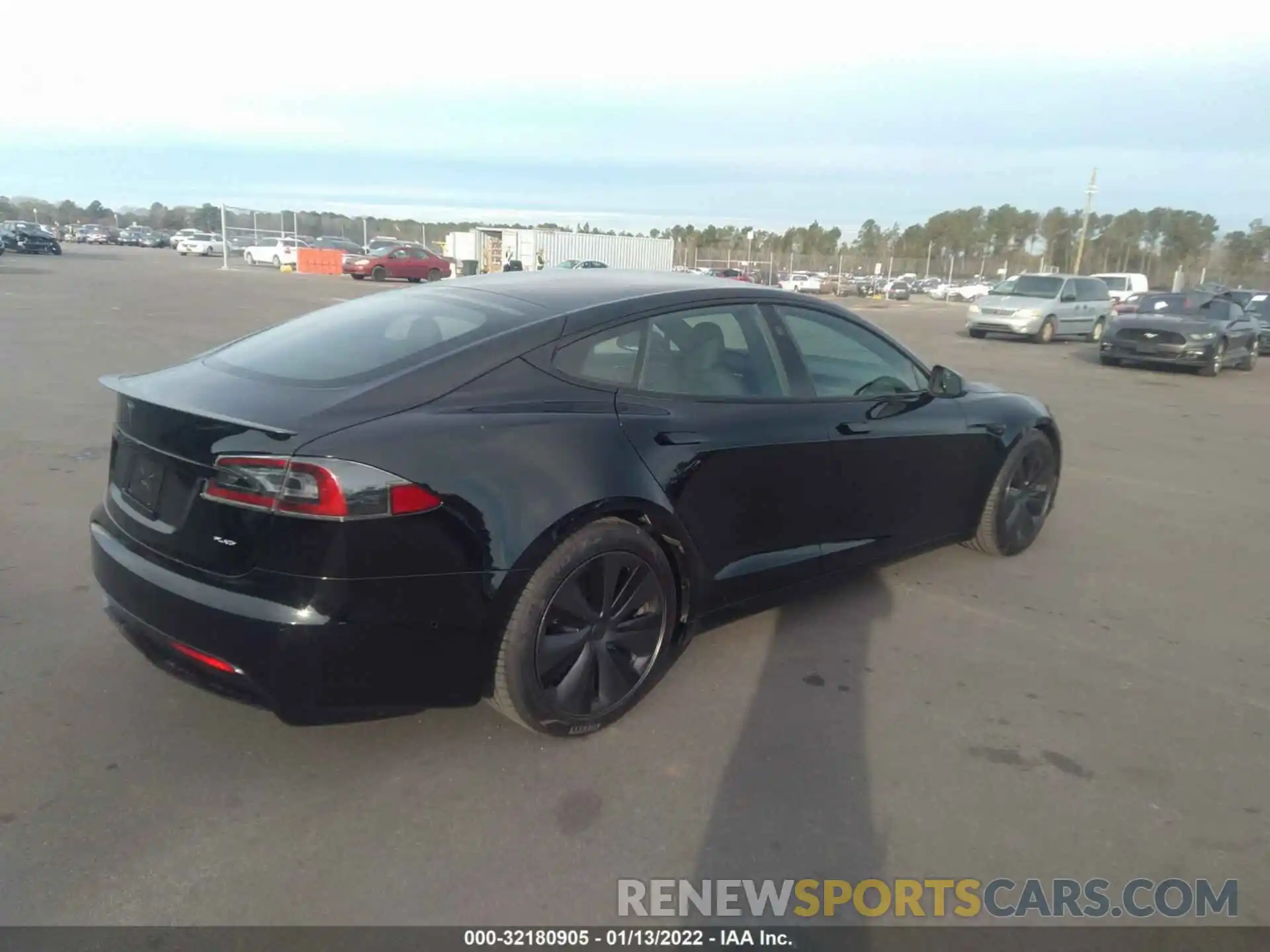 4 Фотография поврежденного автомобиля 5YJSA1E61MF456413 TESLA MODEL S 2021