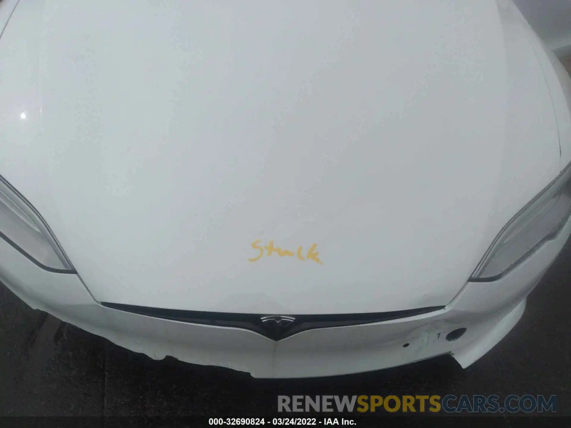 10 Photograph of a damaged car 5YJSA1E62MF434128 TESLA MODEL S 2021