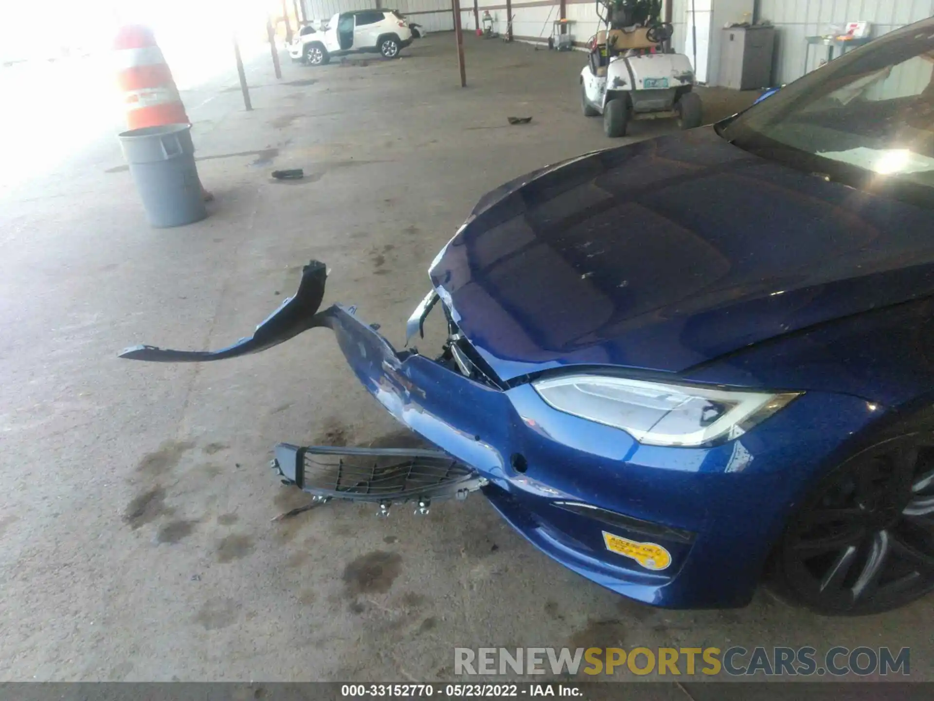 6 Photograph of a damaged car 5YJSA1E62MF442763 TESLA MODEL S 2021